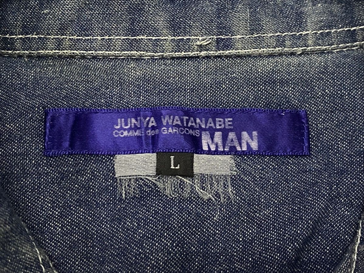 Junya Watanabe Junya Watanabe Man AD2009 Denim Shirt Button Ups Size US L / EU 52-54 / 3 - 10 Thumbnail