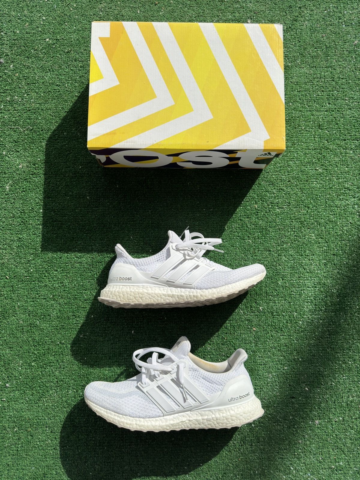 Adidas Adidas Ultraboost 2.0 Triple White Shoes Grailed