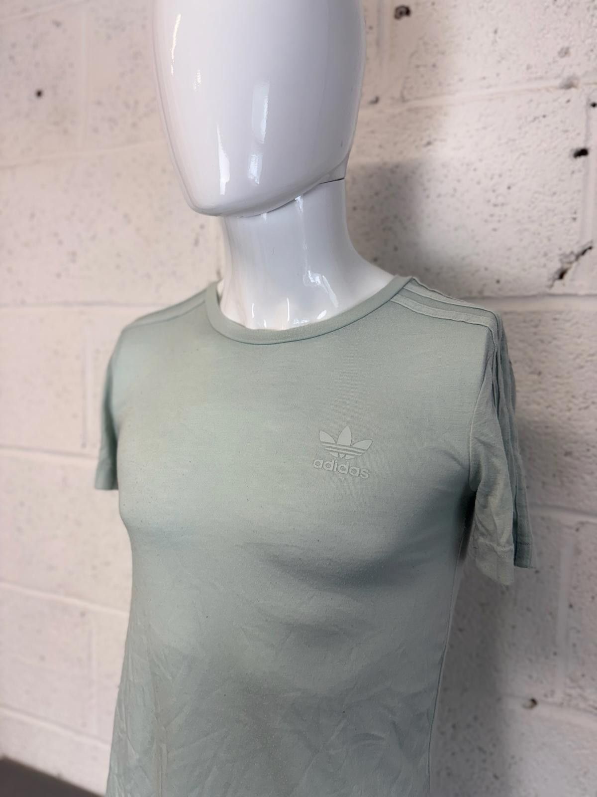 Adidas Adidas Mint Green Lightweight T-Shirt Womens Size 6 Size XS / US 0-2 / IT 36-38 - 5 Thumbnail