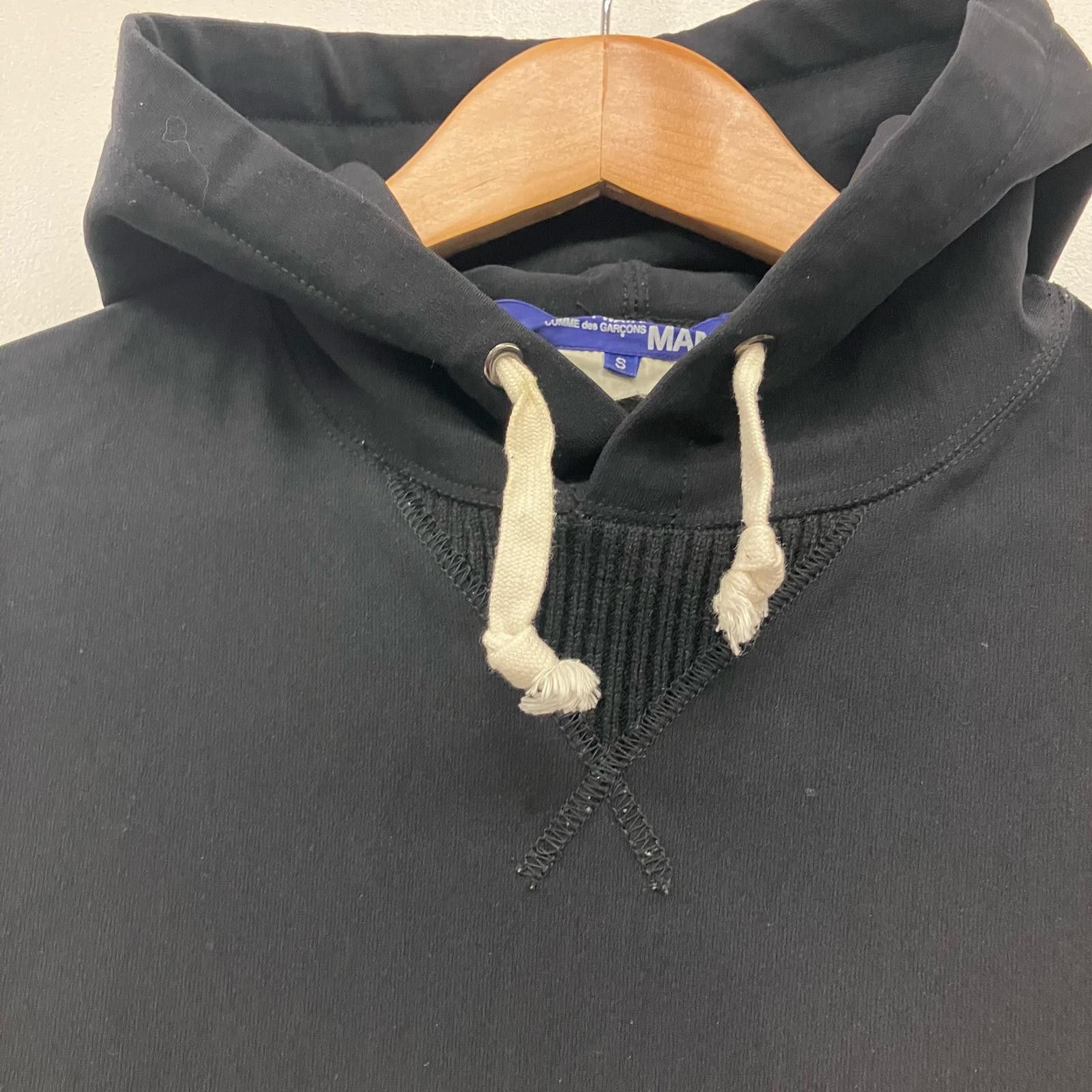 Comme des Garcons Hoodie Plain Pullover Drawstring Size US S / EU 44-46 / 1 - 3 Thumbnail
