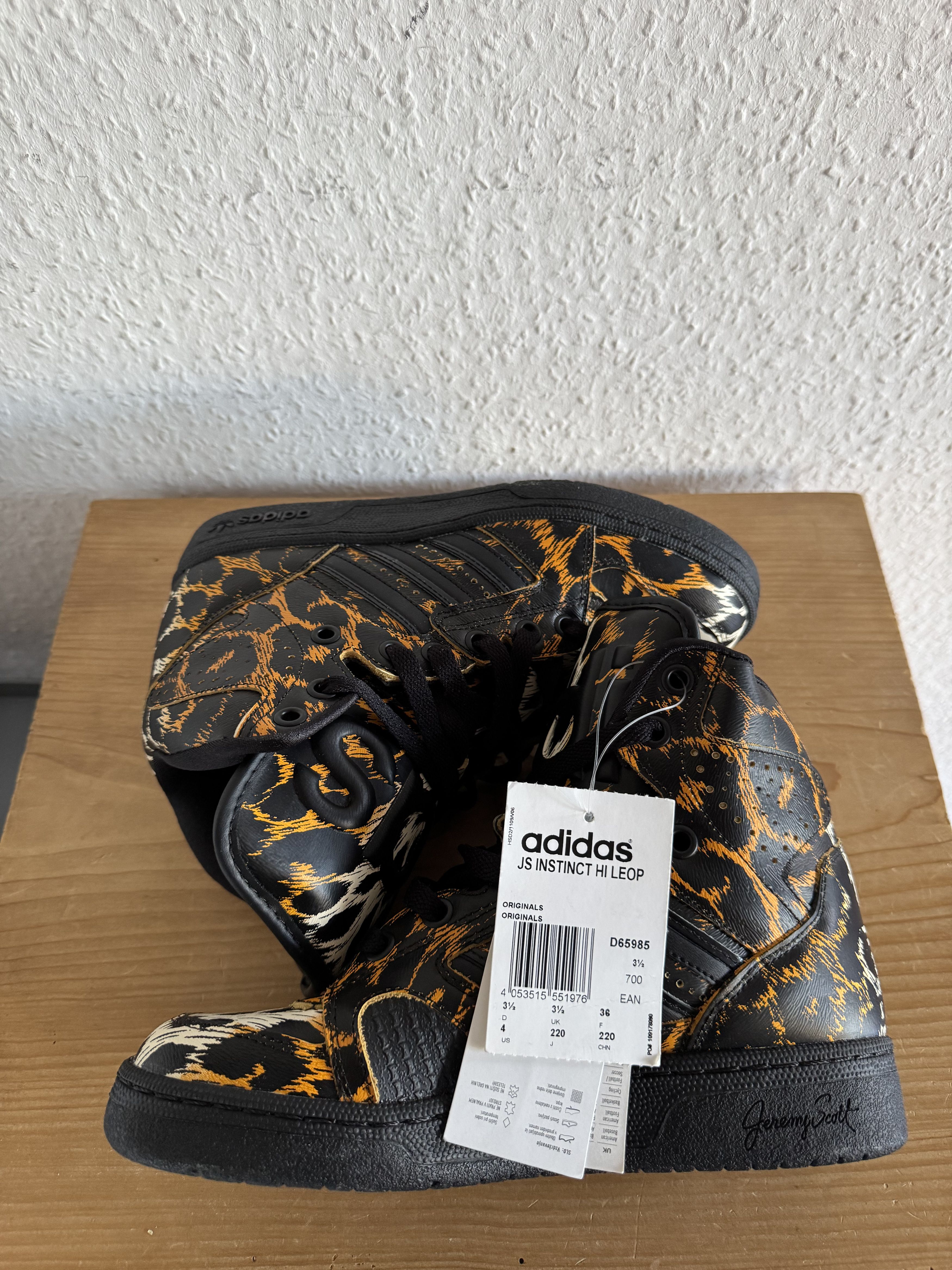 Adidas × Jeremy Scott JS Instinct Hi Leopard Size US 4 / IT 34 - 10 Thumbnail