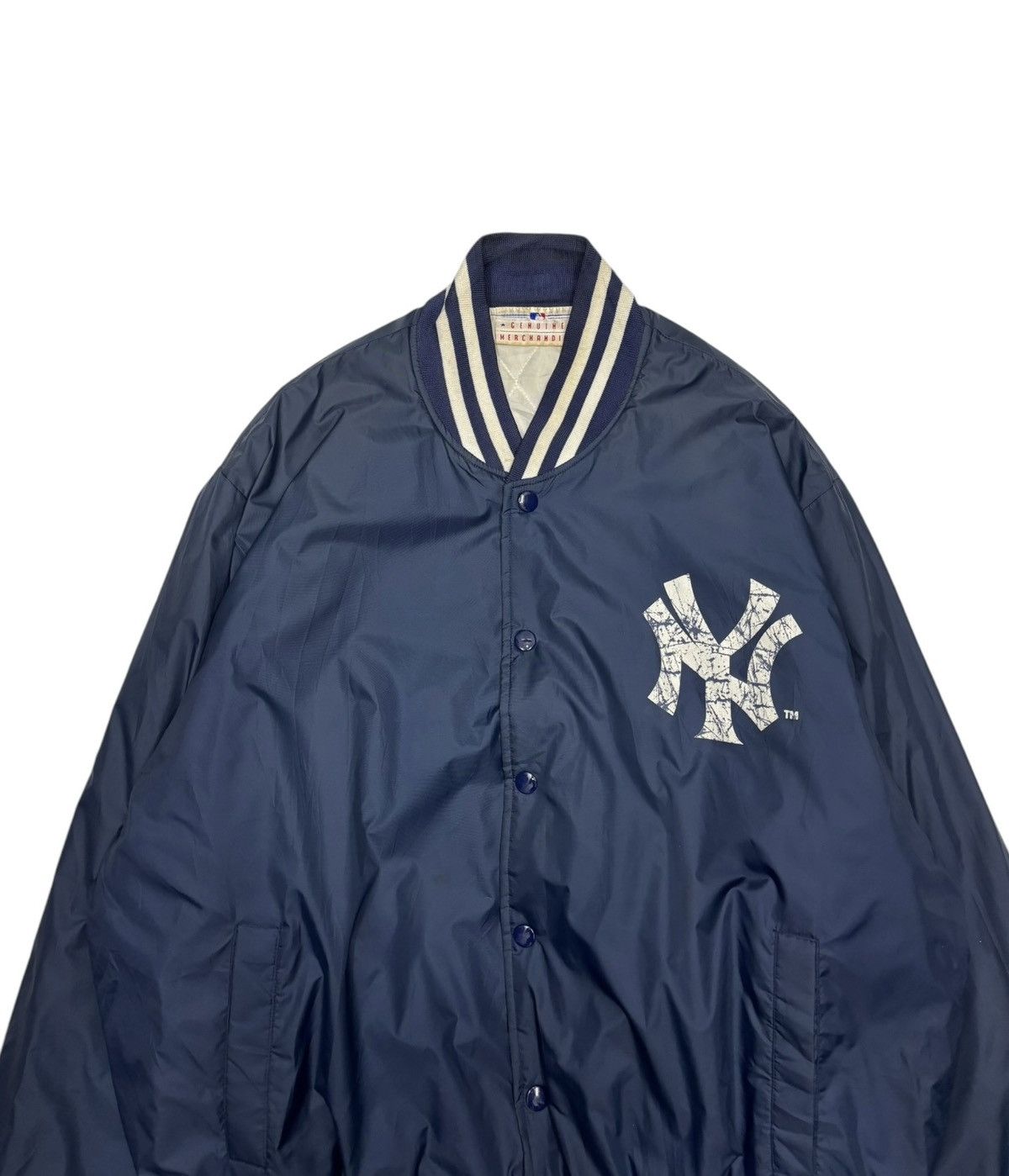 MLB 🔥VTG New York Yankees MLB Authentic Varsity Jacket Size US L / EU 52-54 / 3 - 7 Thumbnail