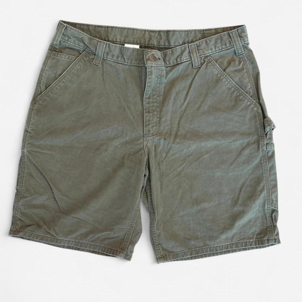 Carhartt Carhartt Men's green khaki Shorts Size US 40 / EU 56 - 1 Thumbnail