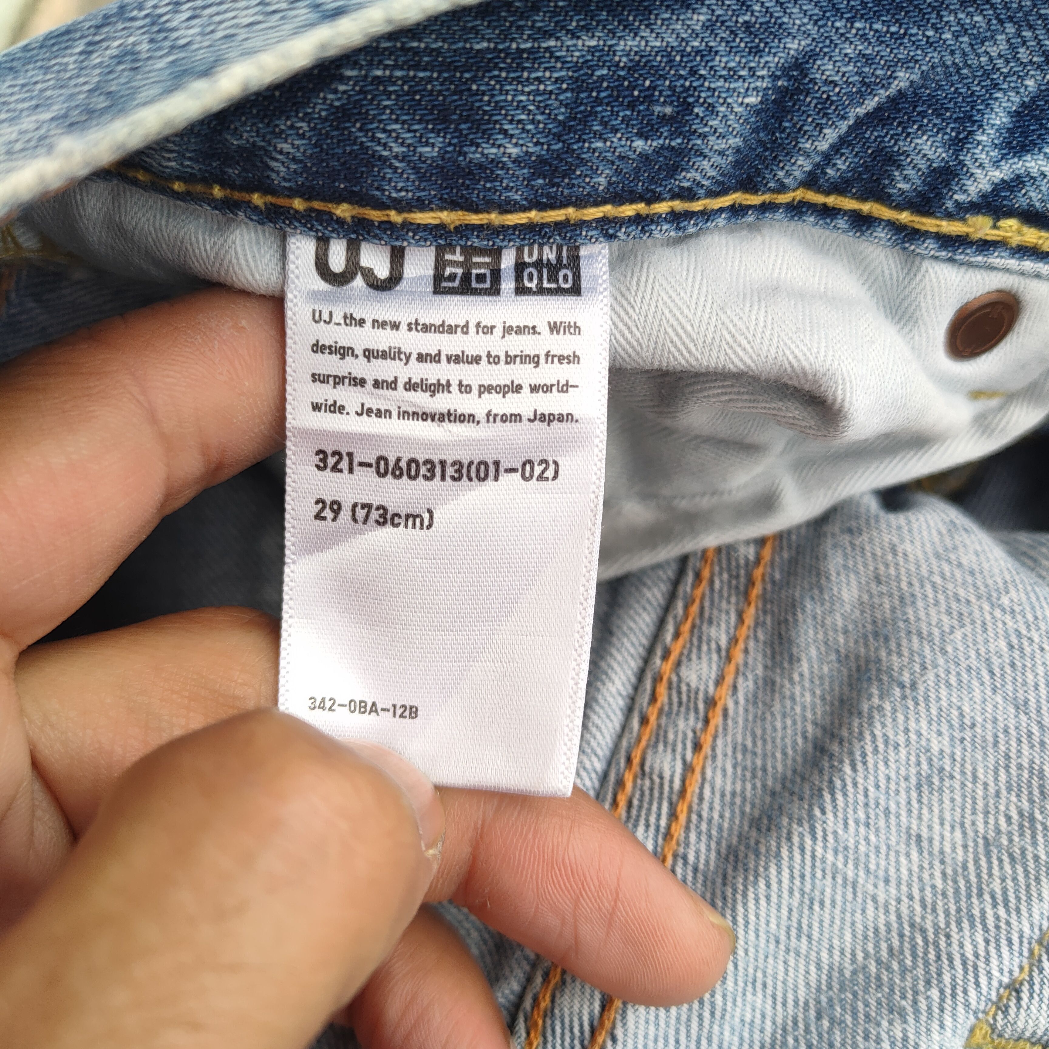Japanese Brand × Jean × Vintage VINTAGE JAPANESE FADED BLUE DENIM JEANS PANTS Size US 30 / EU 46 - 12 Thumbnail