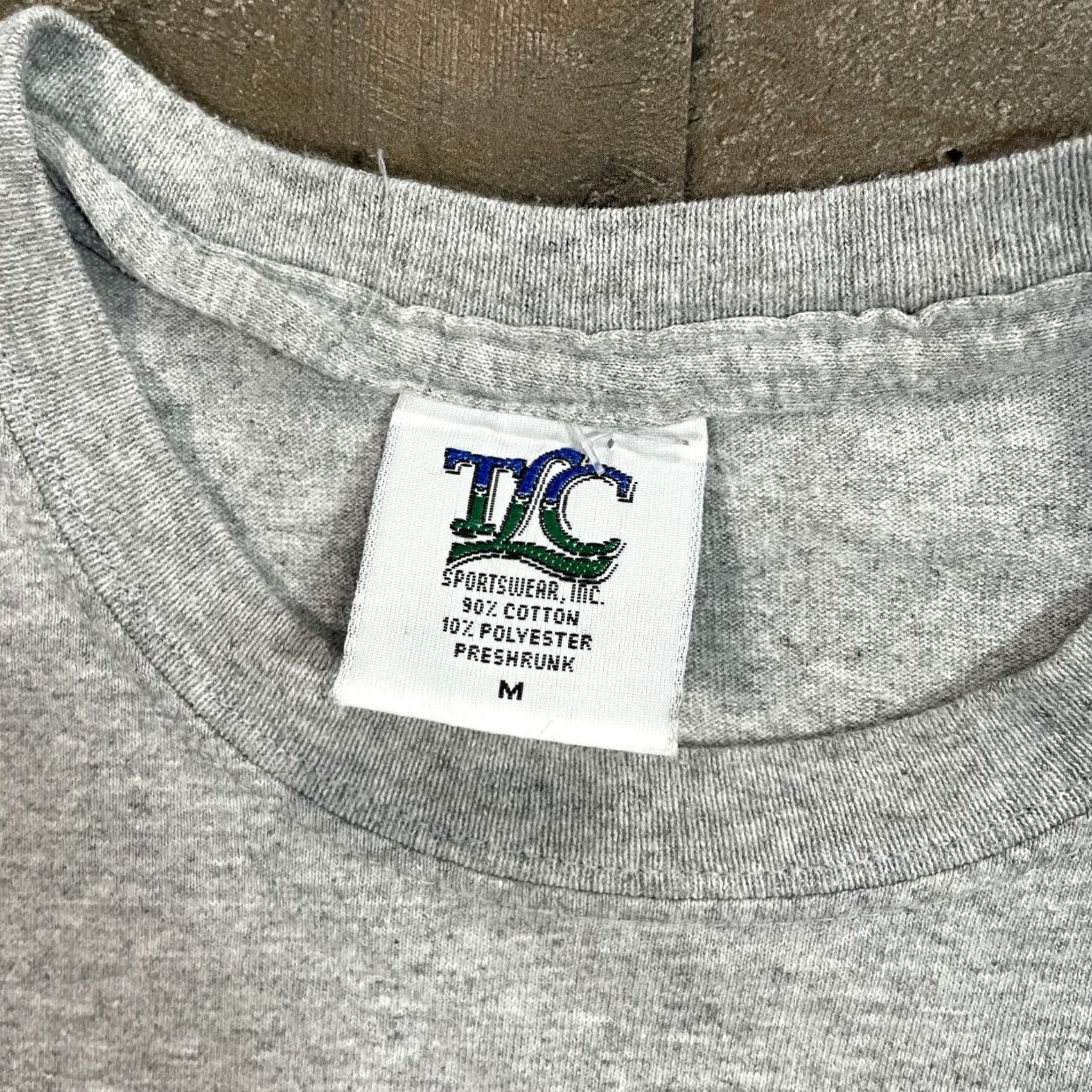 Vintage TLC T-Shirt Men M Gray Syracuse Shamrock Crew Neck Short Sleeve Tee Size US M / EU 48-50 / 2 - 3 Thumbnail