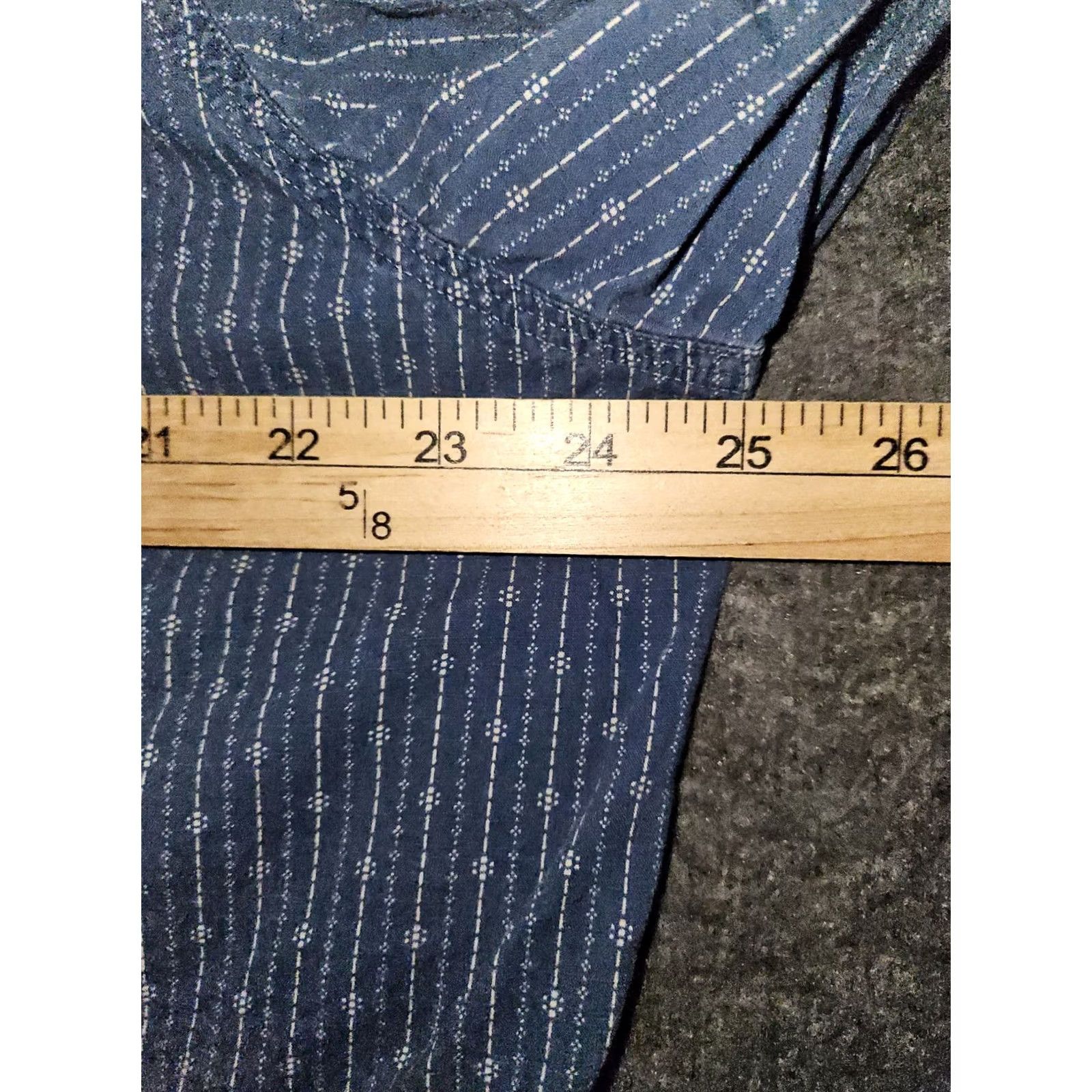 Polo Ralph Lauren Polo Ralph Lauren Button Up Shirt Men's XL Long Sleeve Blue Geometric Striped Pattern Size US XL / EU 56 / 4 - 3 Thumbnail