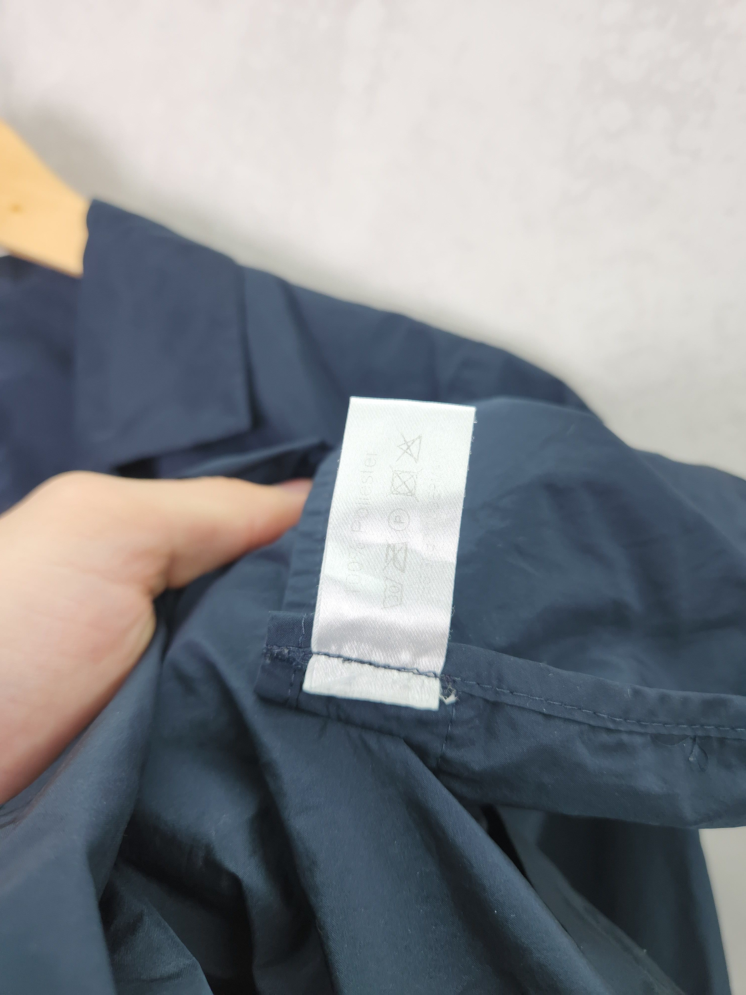 Other Katharina Hovman Nylon Buttons Up Shirt Blue Graphite Color Size M / US 6-8 / IT 42-44 - 9 Thumbnail