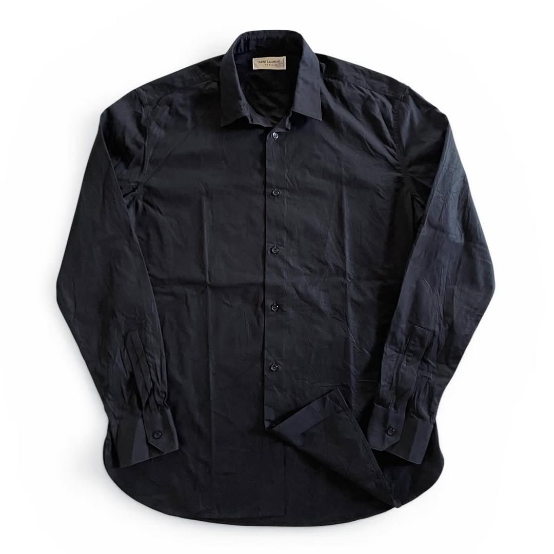 Saint Laurent Paris ⚡️QUICK SALE⚡️Saint Laurent Hedi Slimane Black Shirt Size US L / EU 52-54 / 3 - 3 Thumbnail