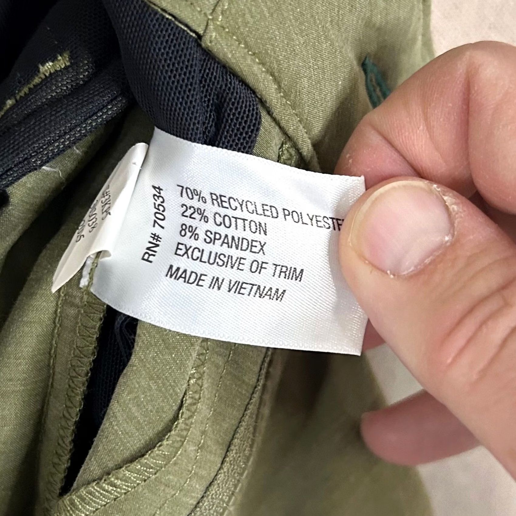 Orvis Orvis Green Cargo Shorts 36x10.5 Outdoor Casual Cotton Camouflage Size US 34 / EU 50 - 4 Thumbnail