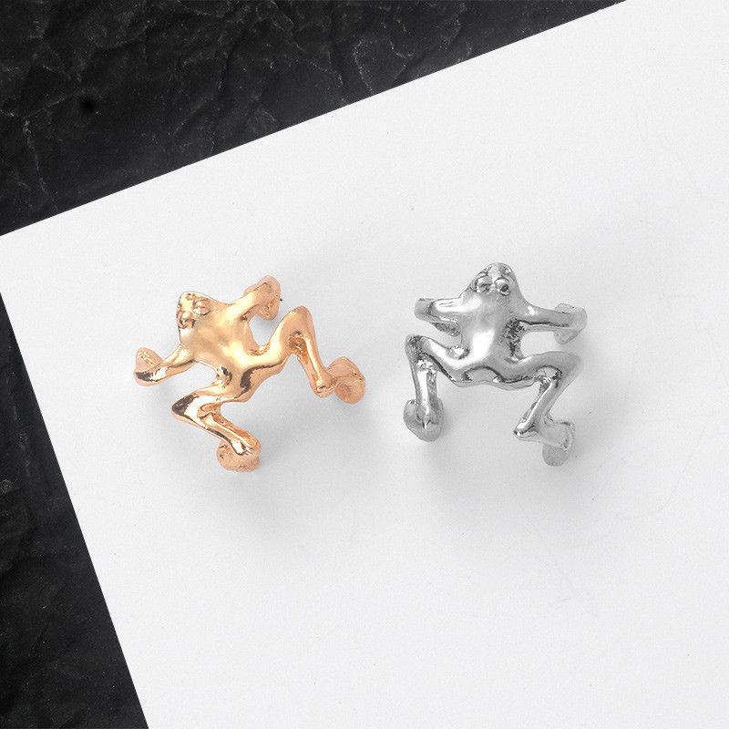 Jewelry Frog New Trend Earrings One Pairs Chrome Jewelry Size ONE SIZE - 3 Thumbnail