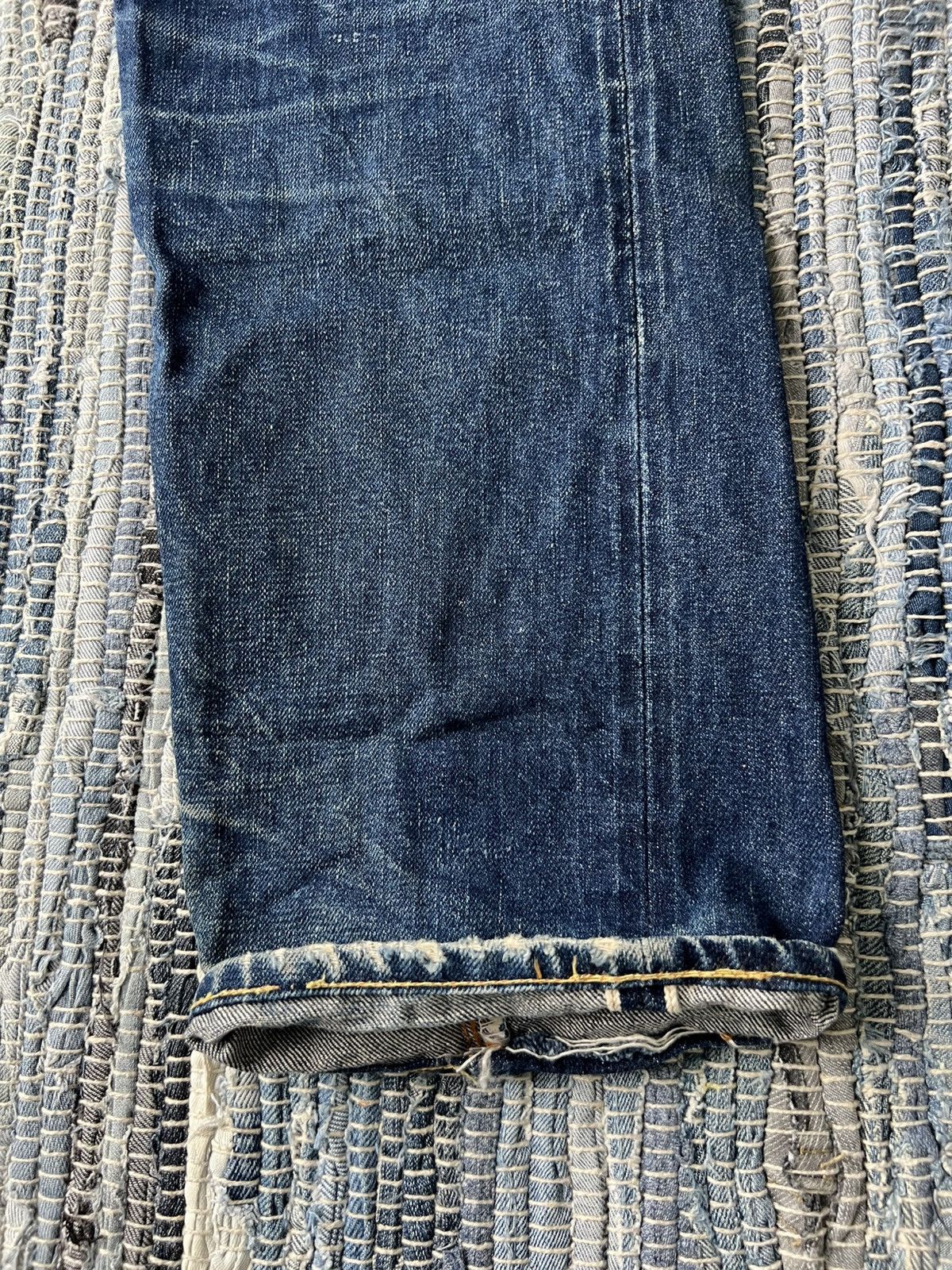 Denime 1990s Denime Kyoto Orizzonti Beautiful Faded Selvaged Denim Size US 30 / EU 46 - 9 Thumbnail