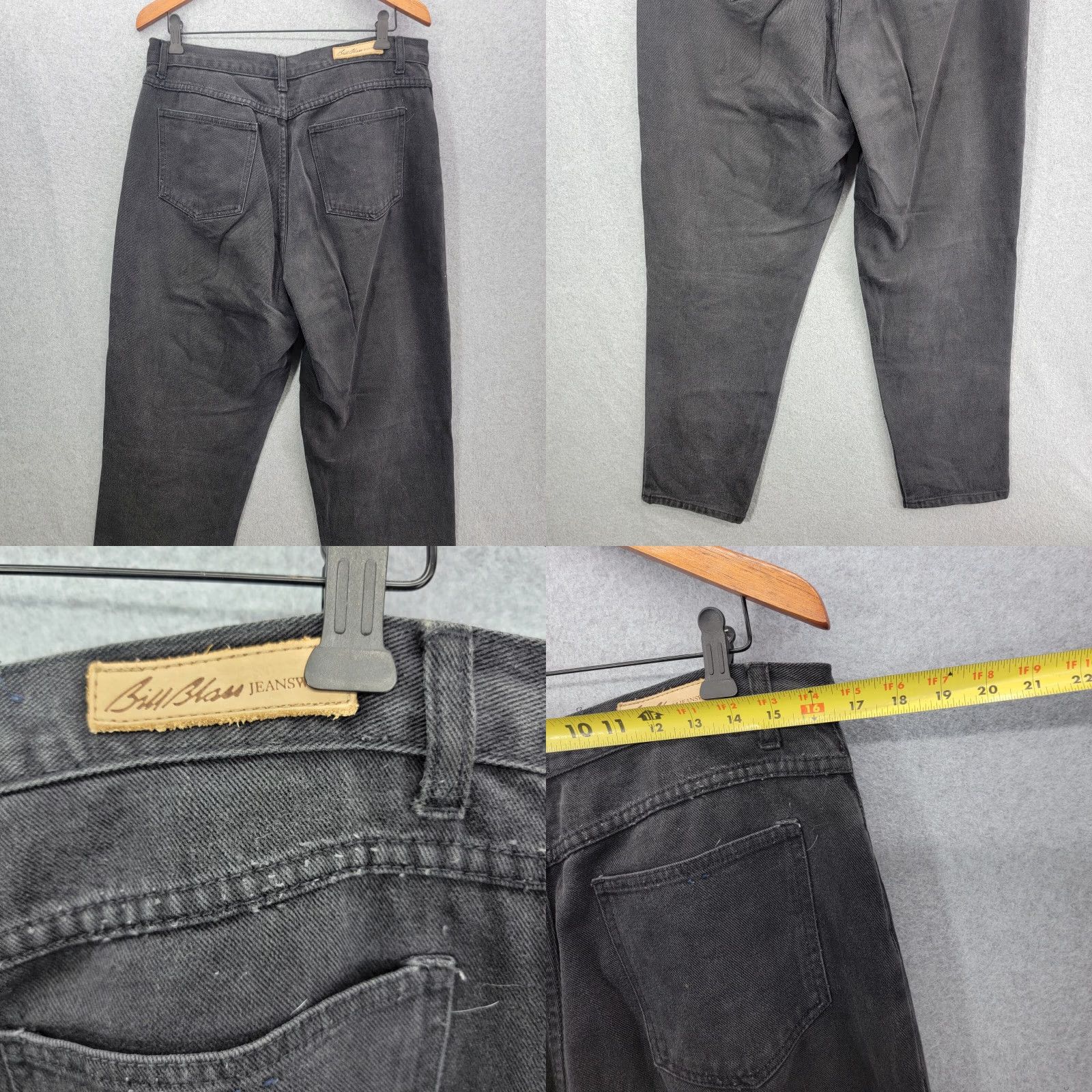 Bill Blass Bill Blass Easy Fit Jeans Womens Size 16 Black mom high rise vintage Pants Size 38" / US 16 / IT 52 - 8 Thumbnail