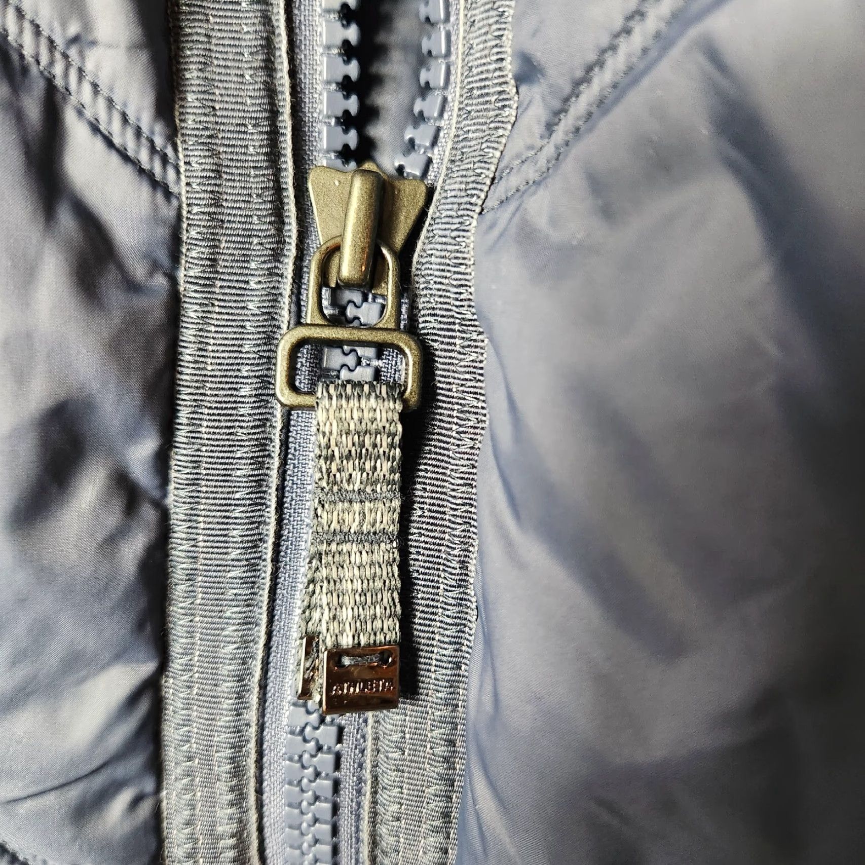 Athleta Athleta Rock Ridge Slate Blue Quilted PrimaLoft Full Zip Vest-Size XXS Size XXS / US 00 / IT 34 - 3 Thumbnail