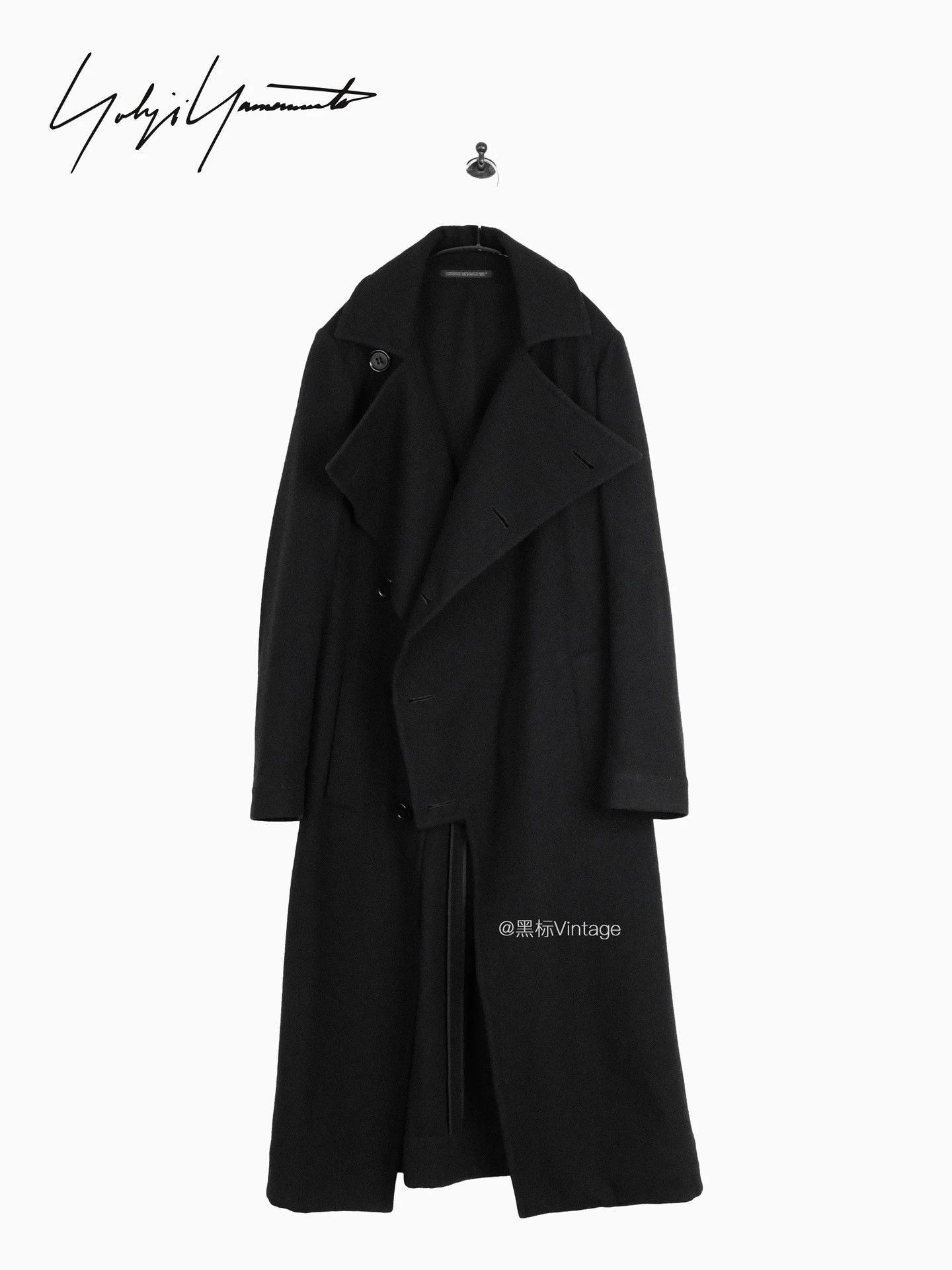 Yohji Yamamoto Yohji Yamamoto 05AW Vintage Asym Duchess Coat Size S / US 4 / IT 40 - 5 Thumbnail