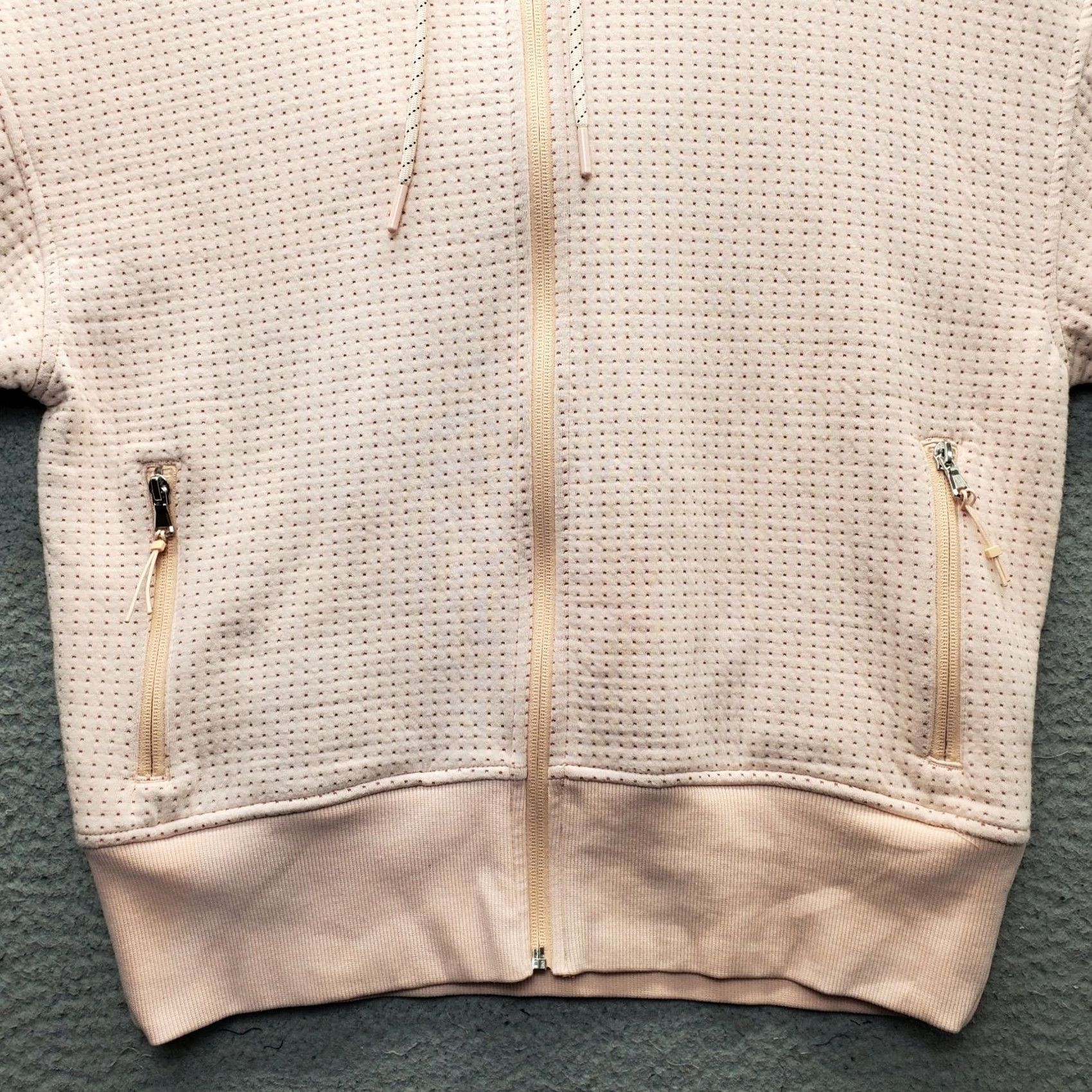 Vintage Zella Womens Full Zip Hoodie Pink Jacquard Long Sleeve Zipper Pocket EUC Size M Size M / US 6-8 / IT 42-44 - 8 Thumbnail