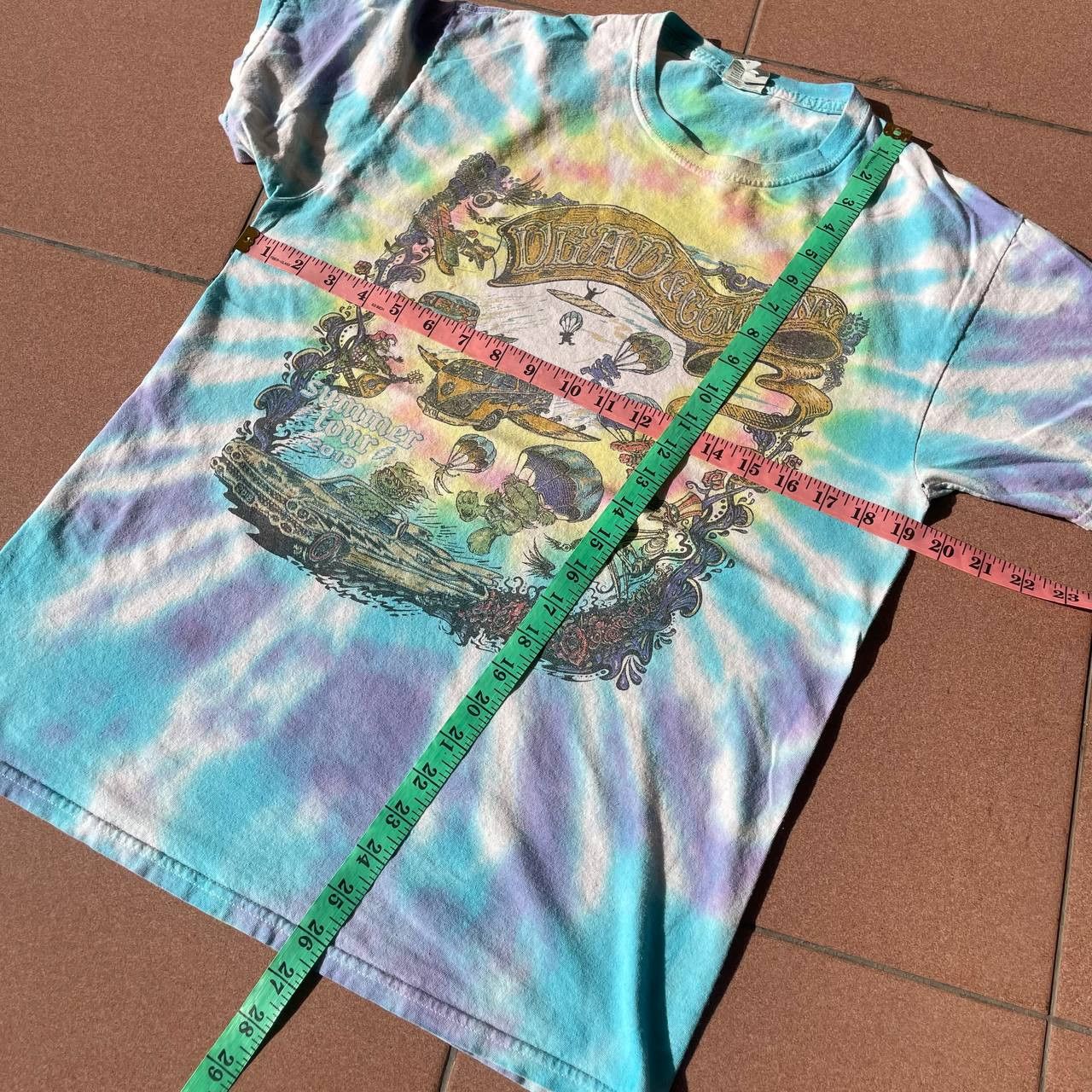 Grateful Dead GRATEFUL DEAD TOUR 2018 TIE DYE NICE VINTAGE FADE Size US M / EU 48-50 / 2 - 6 Thumbnail