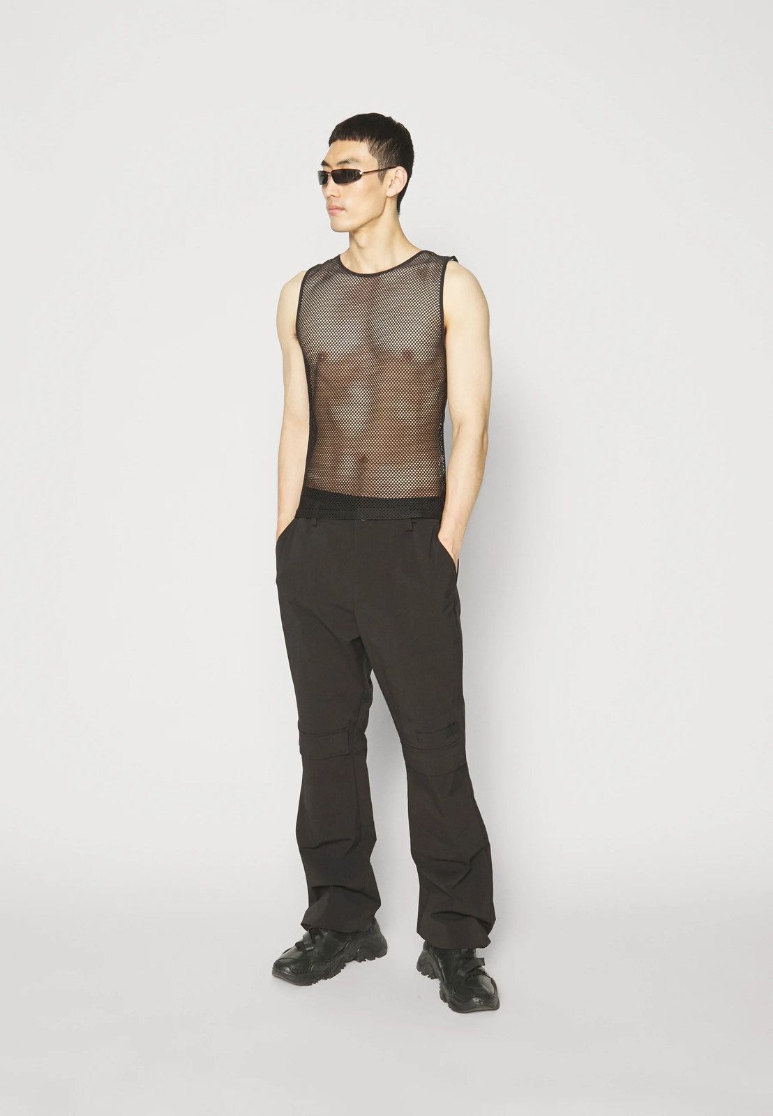 Han Kjobenhavn !DS! SS23 Han Kjobenhavn Laser Black Transparent Tank top Size US M / EU 48-50 / 2 - 3 Thumbnail
