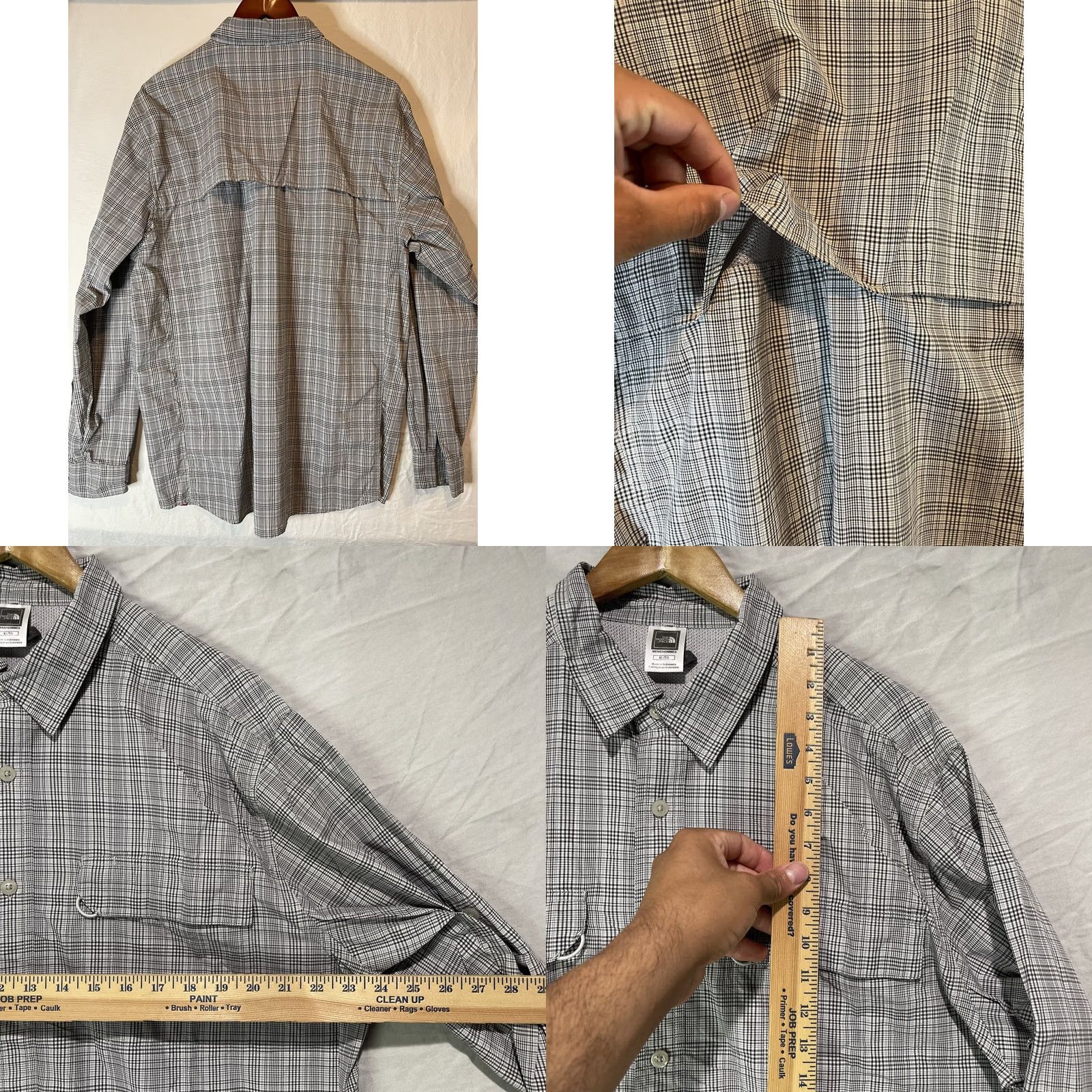 The North Face The North Face Shirt Mens XL Long Sleeve Button-Up Nylon Fishing Casual Workwear Travel GrIay Size US XL / EU 56 / 4 - 8 Thumbnail