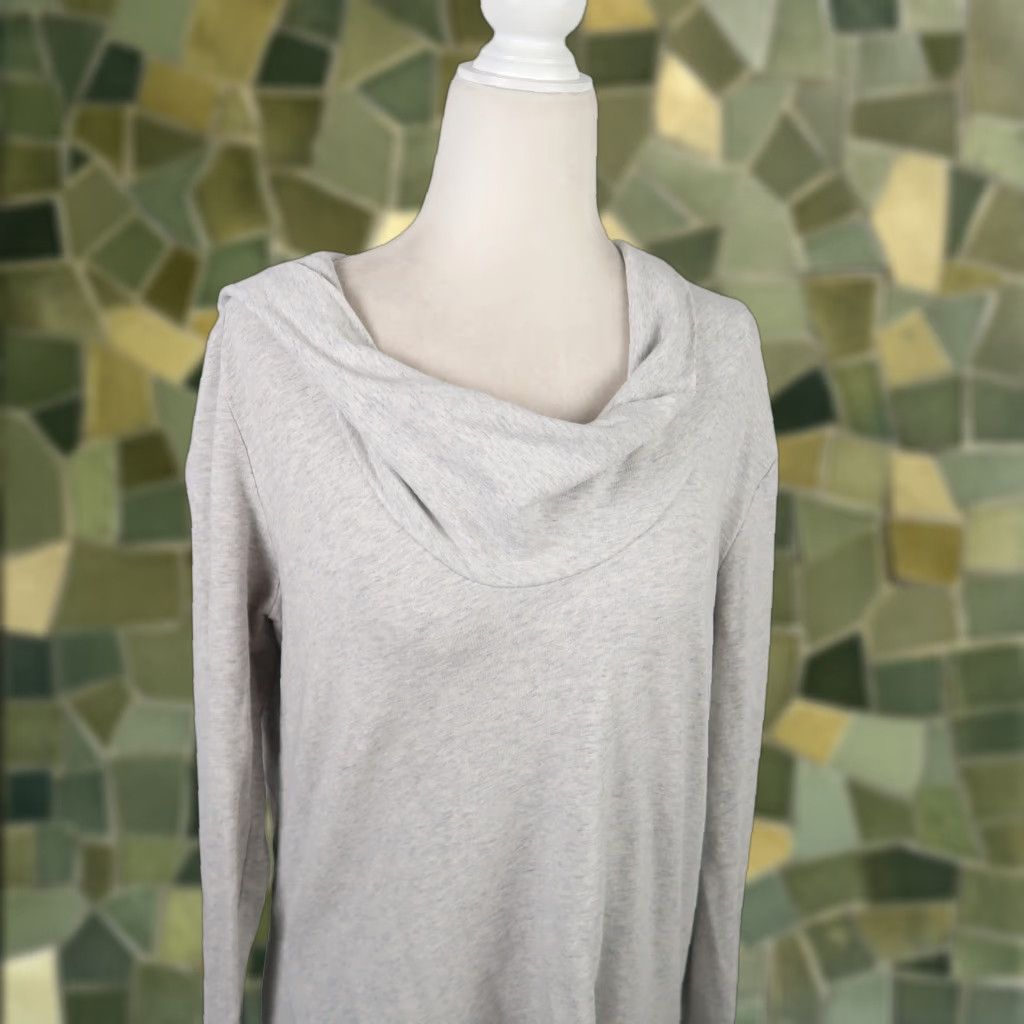 Vintage Lucy Hoodie Long Sleeve Activewear Top L Women Grey Solid Casual Modern Basic Hoodie Shirt Size L / US 10 / IT 46 - 1 Thumbnail
