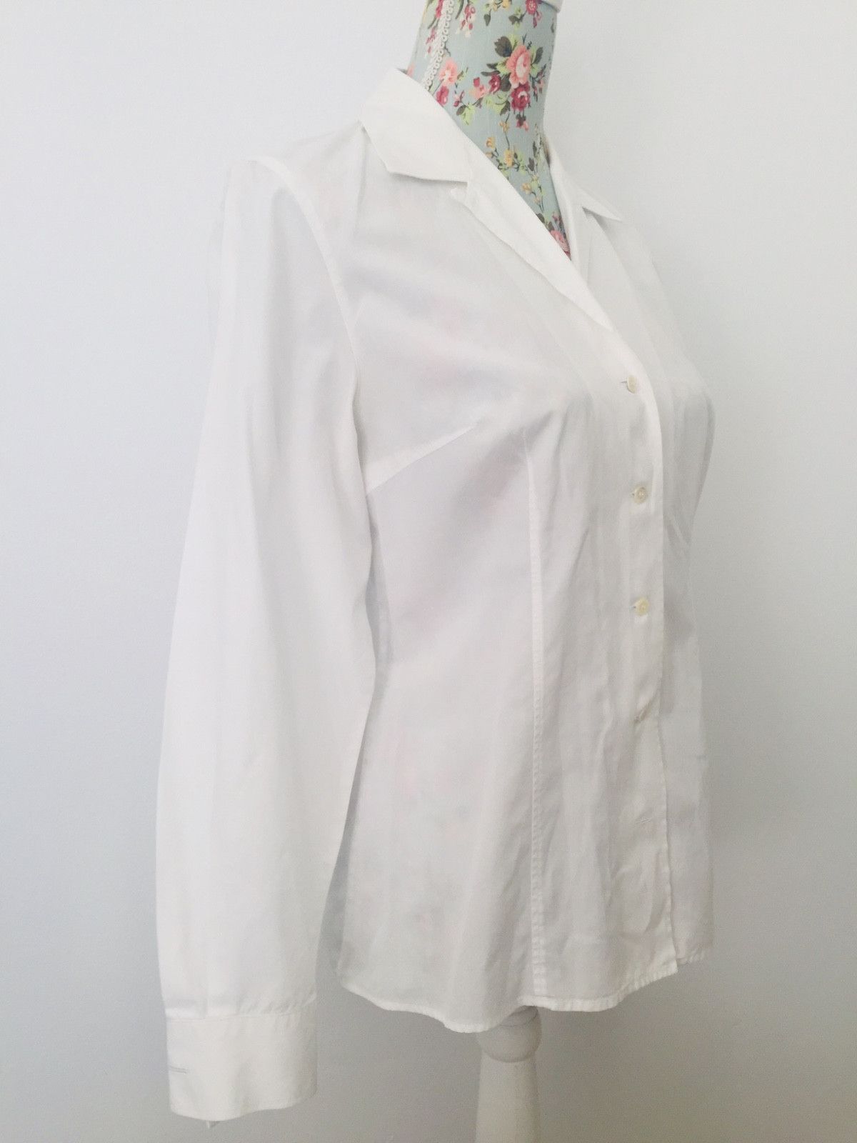 Marella Italian designer MARELLA - La Camiceria luxe cotton shirt Size M / US 6-8 / IT 42-44 - 2 Thumbnail
