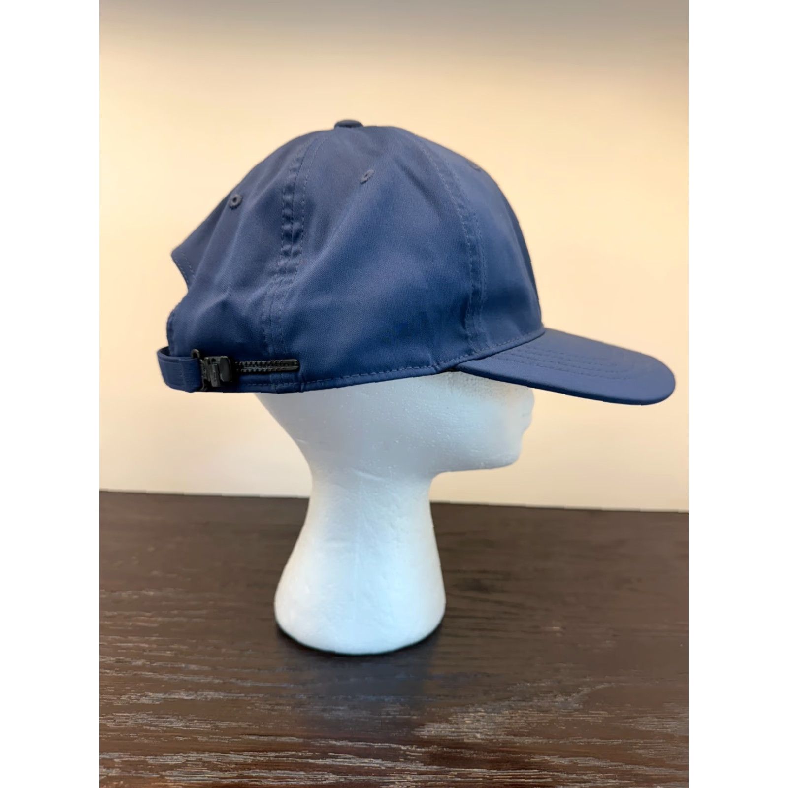 Vuori VUORI Men Blue Unstructured Strapback Cap OSFM Adjustable Hat Baseball Cap Men’s One Size Travel Beach Classic Dad Logo Fish Nature Sports Size ONE SIZE - 3 Thumbnail