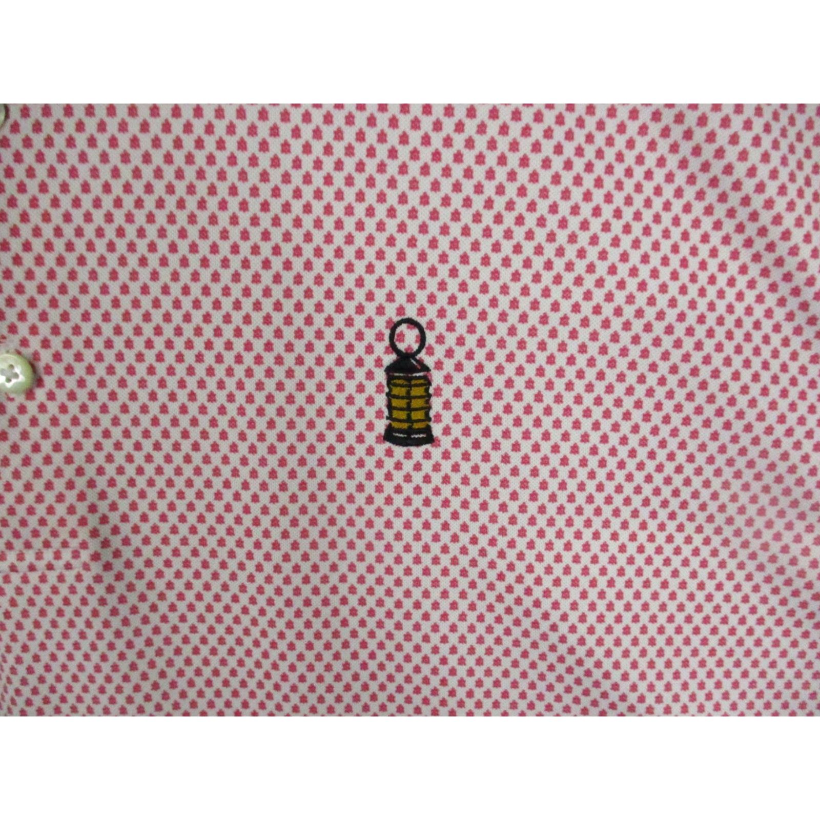 Vintage Turtleson Polo Shirt Large Mens Chairmans Cup Golf Salmon Turtle Pattern Polo Shirt Mens L Salmon Golf Polo Shirt Mens Chairmans Cup Turtleson Size US L / EU 52-54 / 3 - 2 Thumbnail
