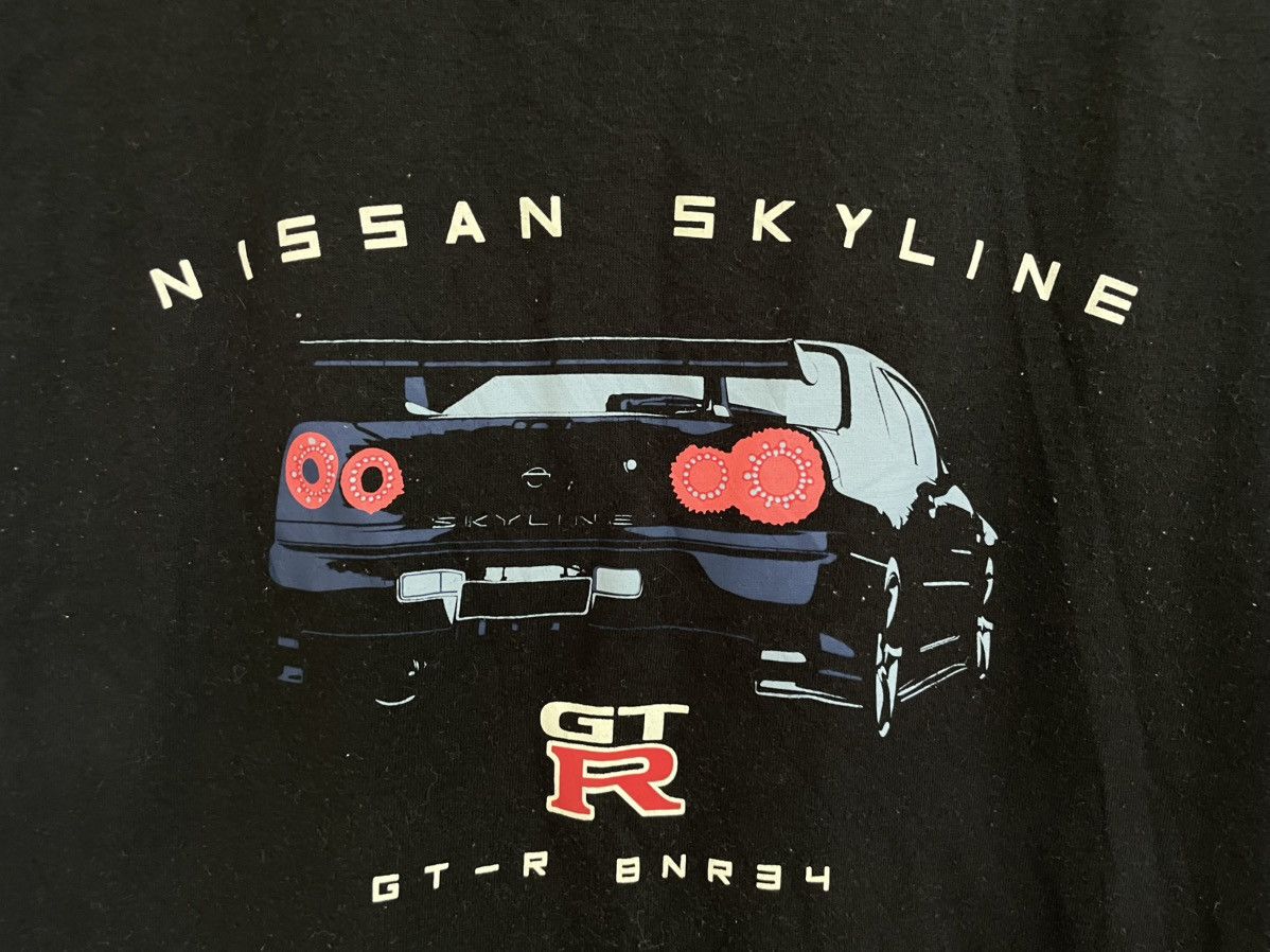 Japanese Brand Nissan Skyline GT-R promo t shirt Size US L / EU 52-54 / 3 - 4 Thumbnail