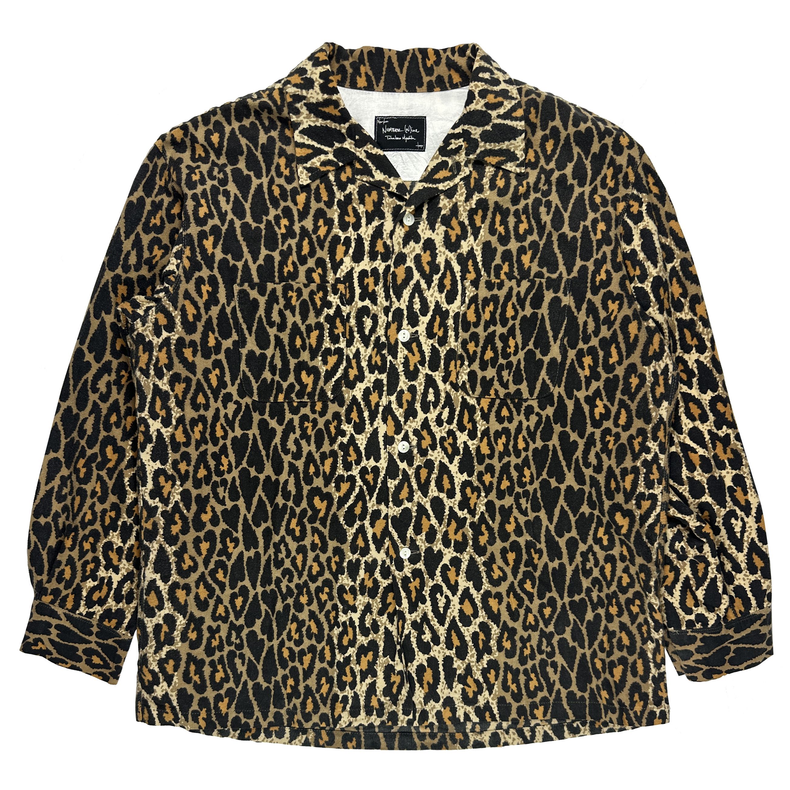 Number (N)ine Number Nine Leopard Heart Shirt | Grailed