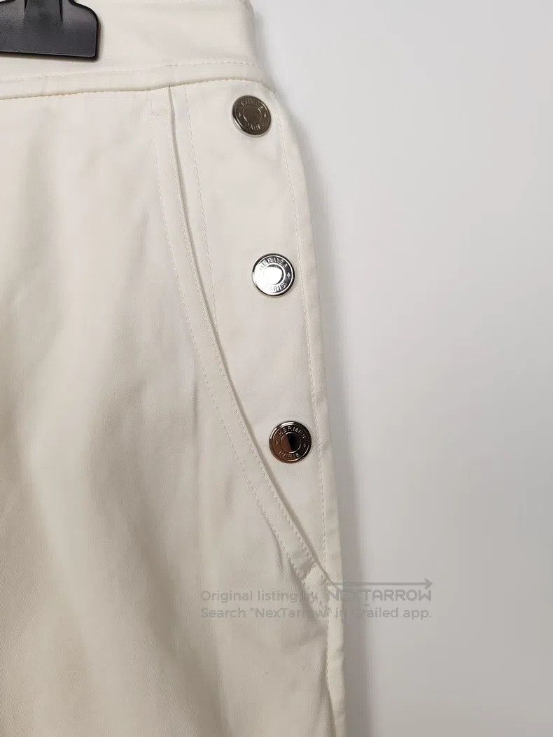 Hermes Hermes Silver Buckle Denim Shorts Size 26" / US 2 / IT 38 - 4 Thumbnail