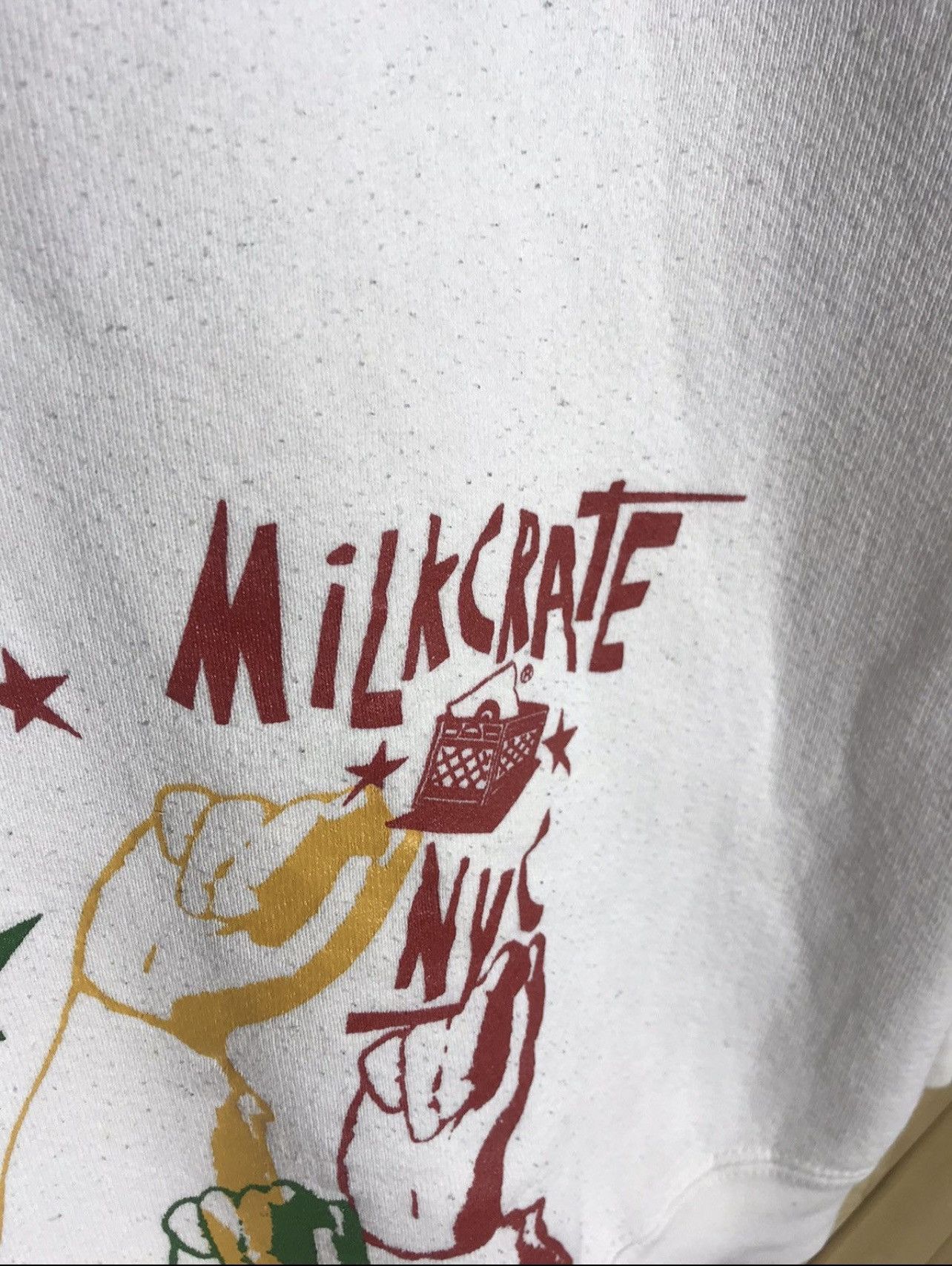 Milkcrate Athletics Rare Vintage Milkcrate Athletic NYC Rasta sweatshirt Size US L / EU 52-54 / 3 - 14 Thumbnail