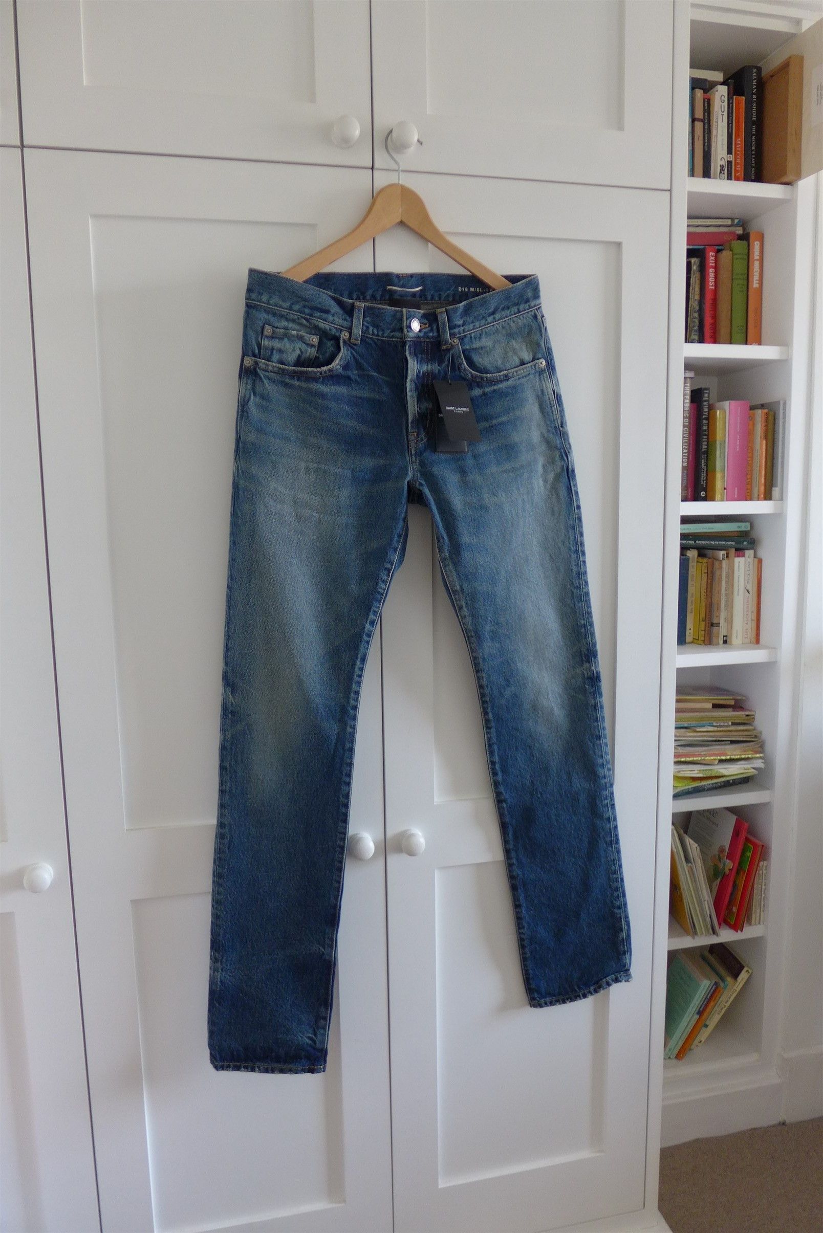 Saint Laurent Paris Saint Laurent Paris D18 Jeans - Hydrangea Blue Denim Size US 30 / EU 46 - 4 Thumbnail