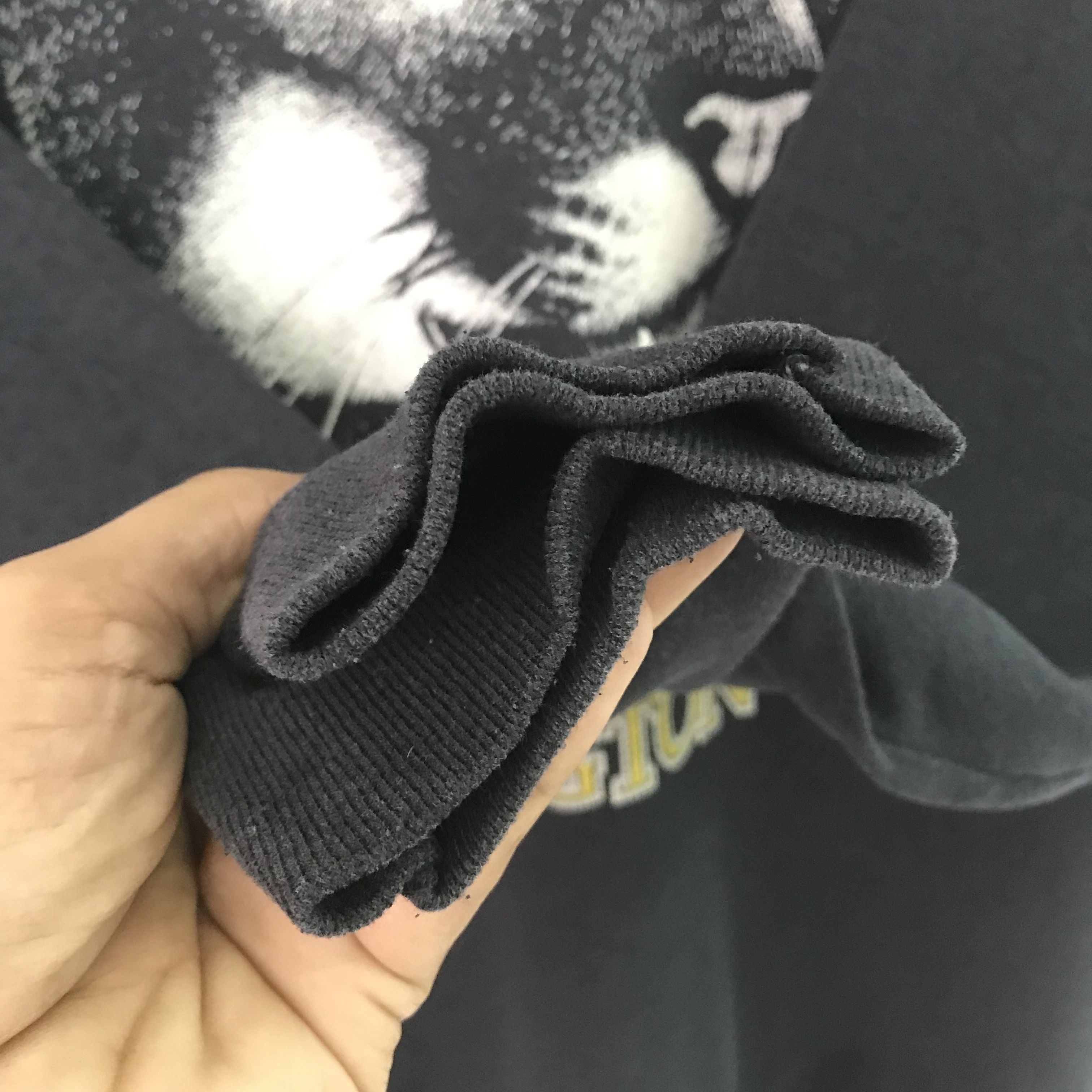 Vintage Vintage 90's Washington Cougar Black Sweatshirt - 427 Size US XL / EU 56 / 4 - 6 Thumbnail