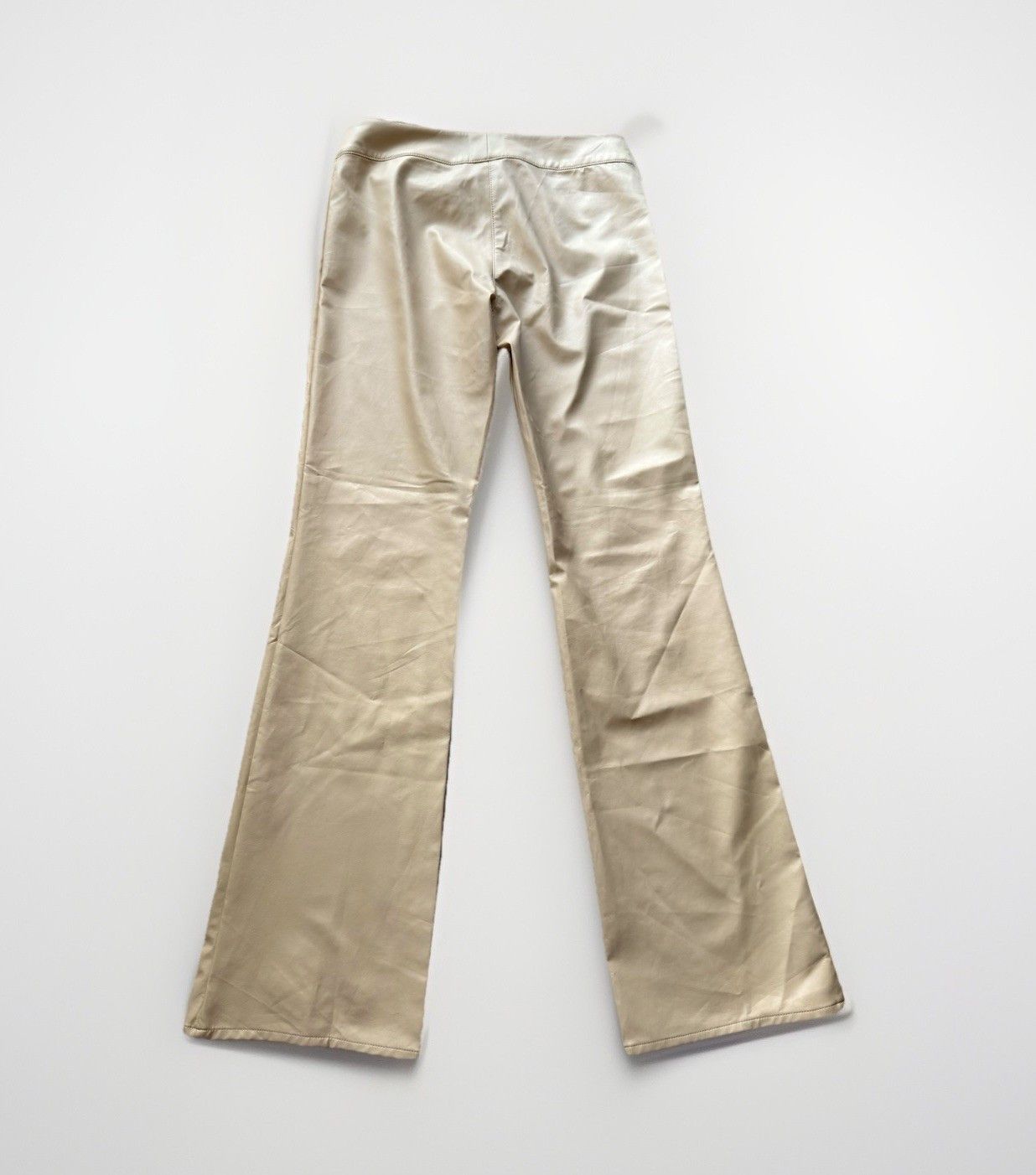 Miss Sixty Miss Sixty vintage Faux Leather y2k Flared Pants 2000`s Size 29" - 13 Thumbnail