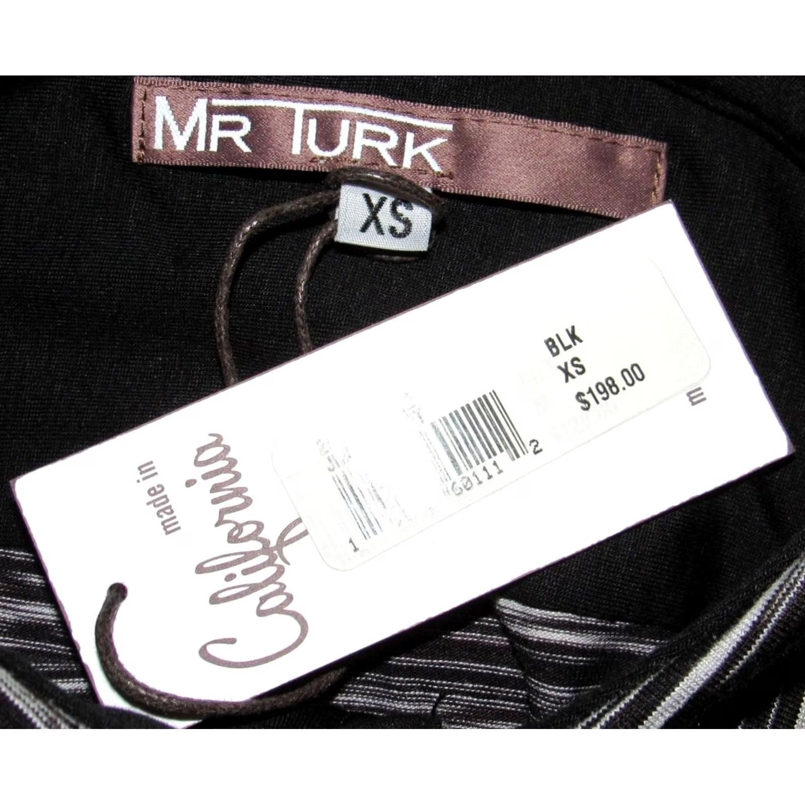 Mr Turk MR TURK Short Sleeve Jimmy Polo Shirt XS Men's NWT Black Size US XS / EU 42 / 0 - 3 Thumbnail
