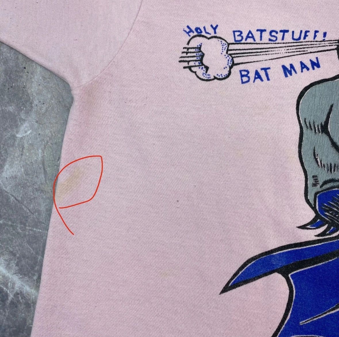 DC Comics 1980s Batman T shirt DC Comics Vintage M Rare 80s Pink Size US M / EU 48-50 / 2 - 7 Thumbnail