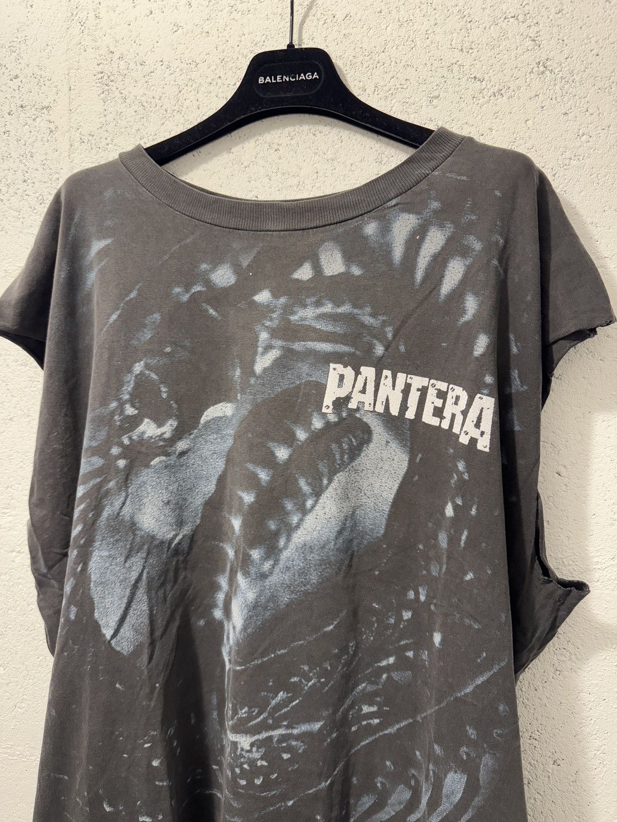 Band Tees × Vintage *RARE* PANTERA TRENDKILL TOUR 1996 AOP CHOPPED TEE Size US XL / EU 56 / 4 - 3 Thumbnail