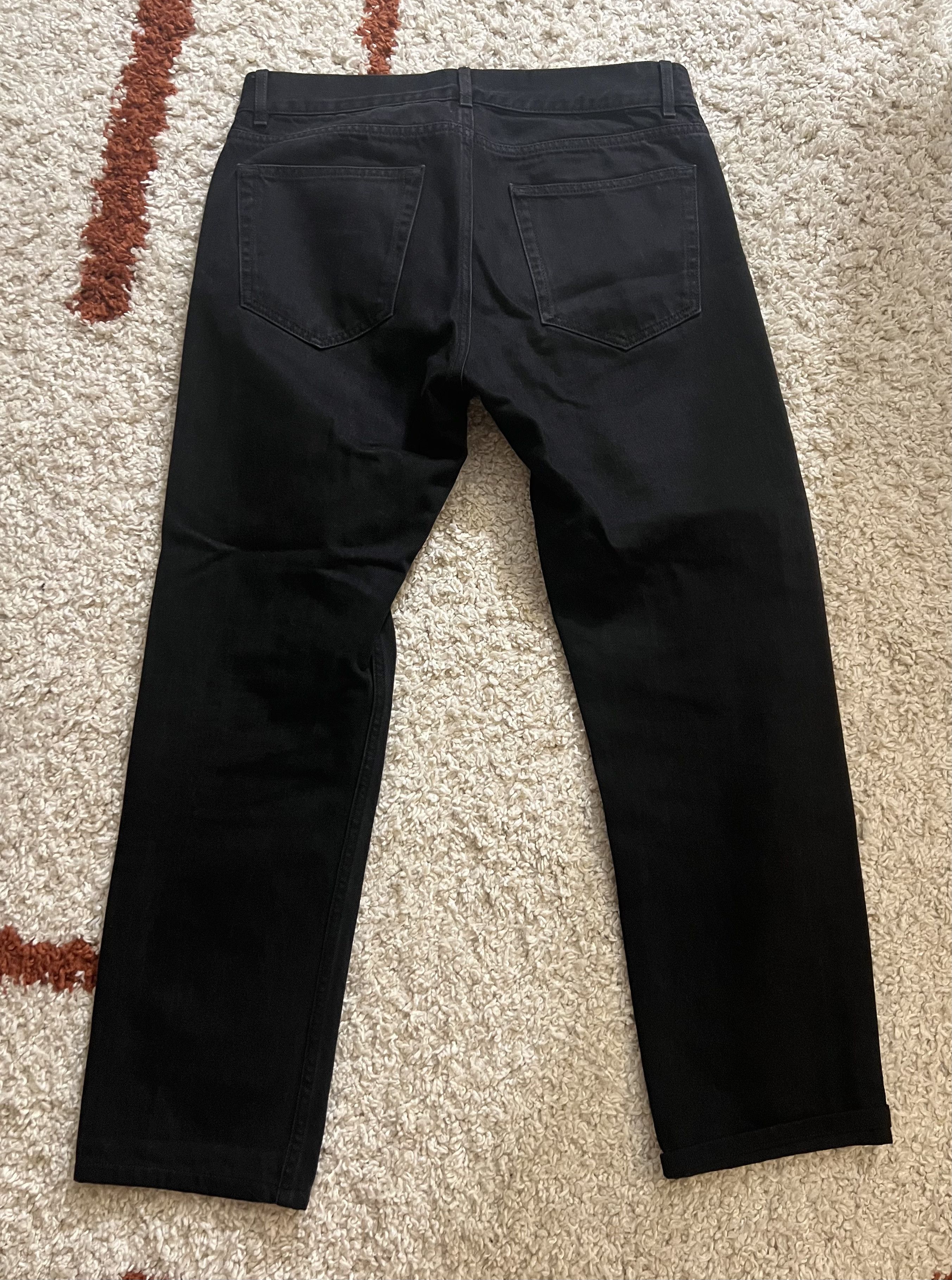 Norse Projects Slim Denim (Black Rinsed) Size US 30 / EU 46 - 2 Thumbnail