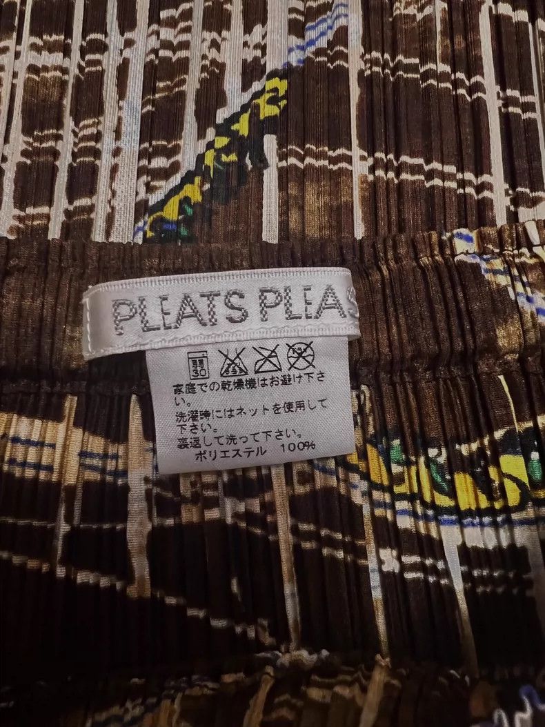 Issey Miyake Issey Miyake size:2 Brown amusement park roller coaster gr Size 22" - 7 Thumbnail