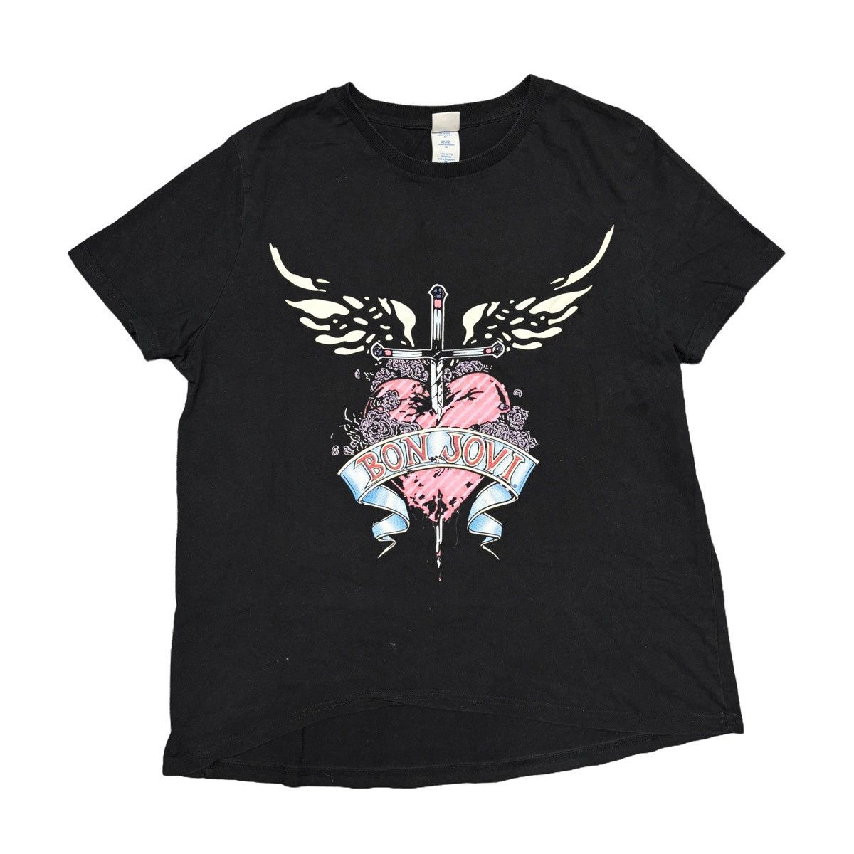 Band Tees × Bon Jovi × Vintage Bon Jovi Shirt Vintage Band Tees Guns N Roses Van Halen Size US M / EU 48-50 / 2 - 1 Thumbnail