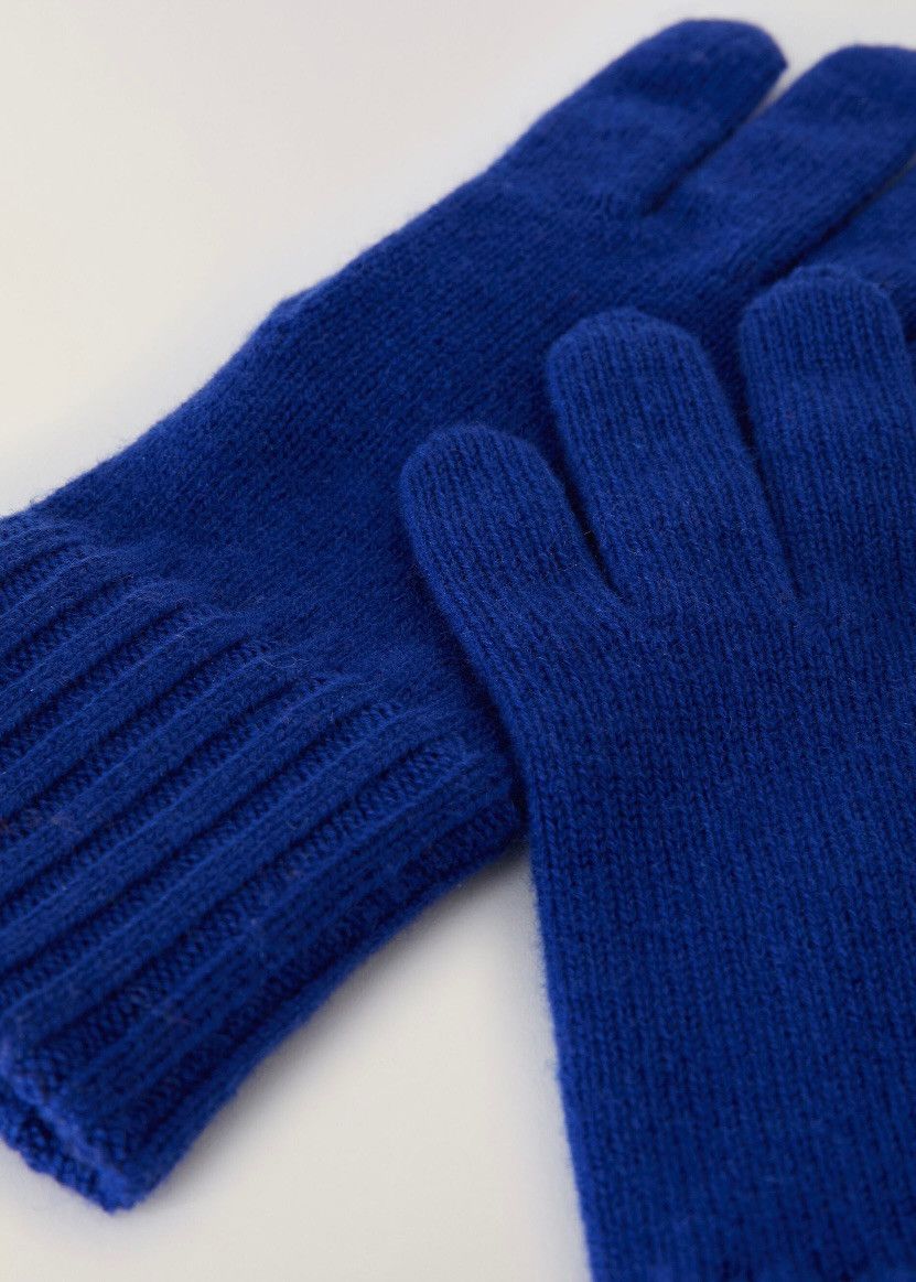 Loro Piana o1srvl11e0325 FAL9884 Size: OS / Gloves in Bright Blue Size ONE SIZE - 2 Thumbnail