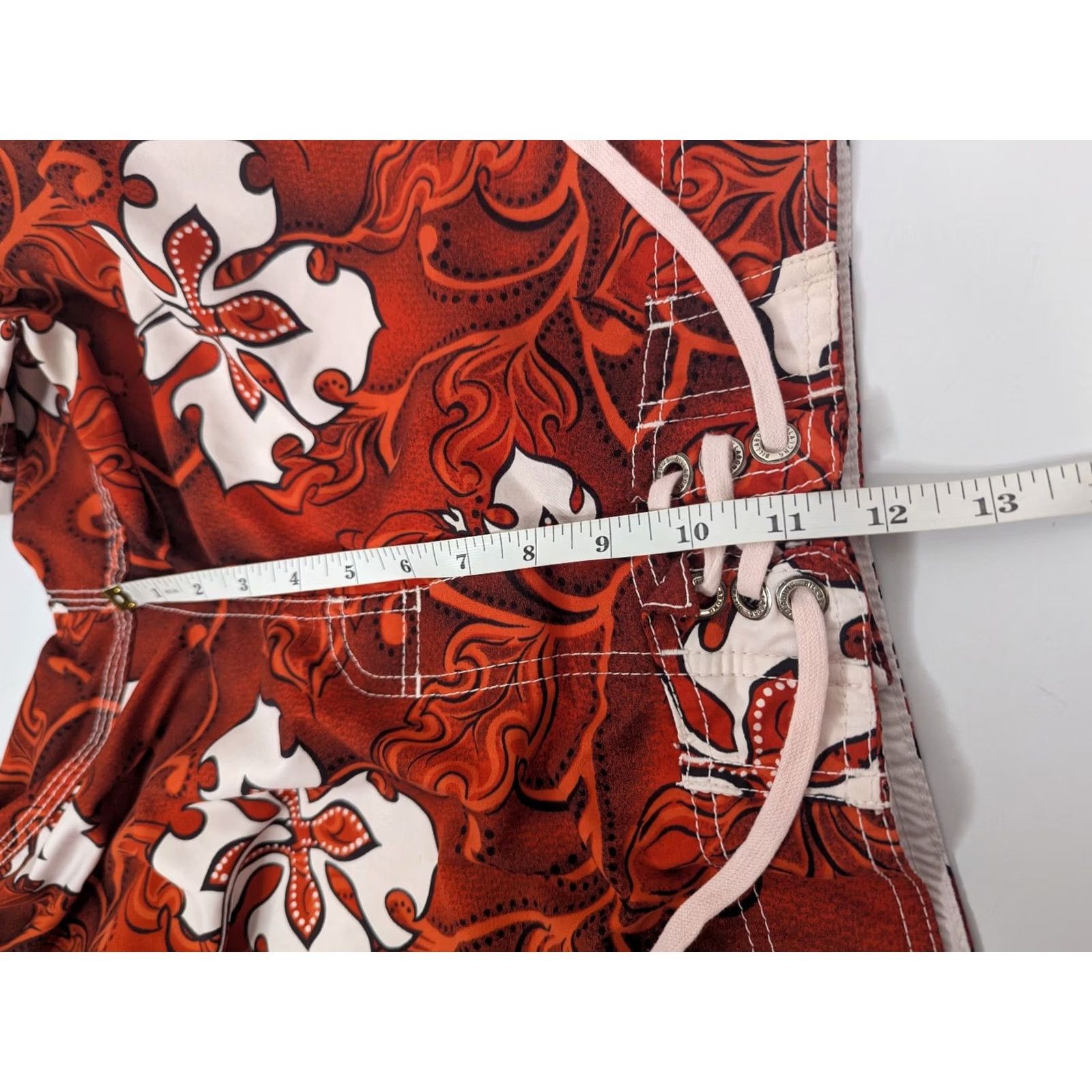 Billabong VINTAGE Billabong Shorts Bottom Men 36 Red Orange Hibiscus floral Board Shorts Size US 36 / EU 52 - 5 Thumbnail