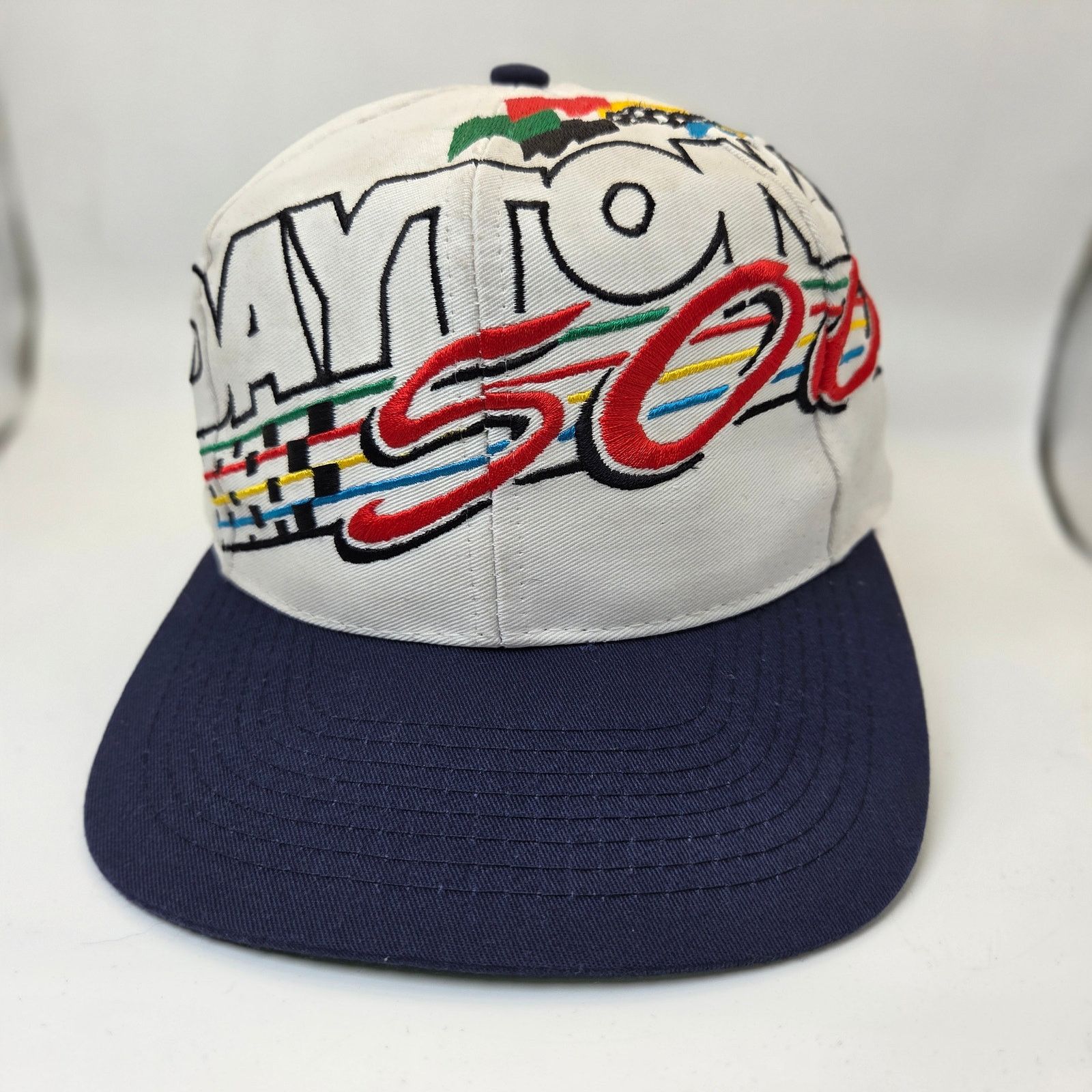 Vintage Vintage 90s Daytona 500 NASCAR Snapback Hat Size ONE SIZE - 1 Thumbnail