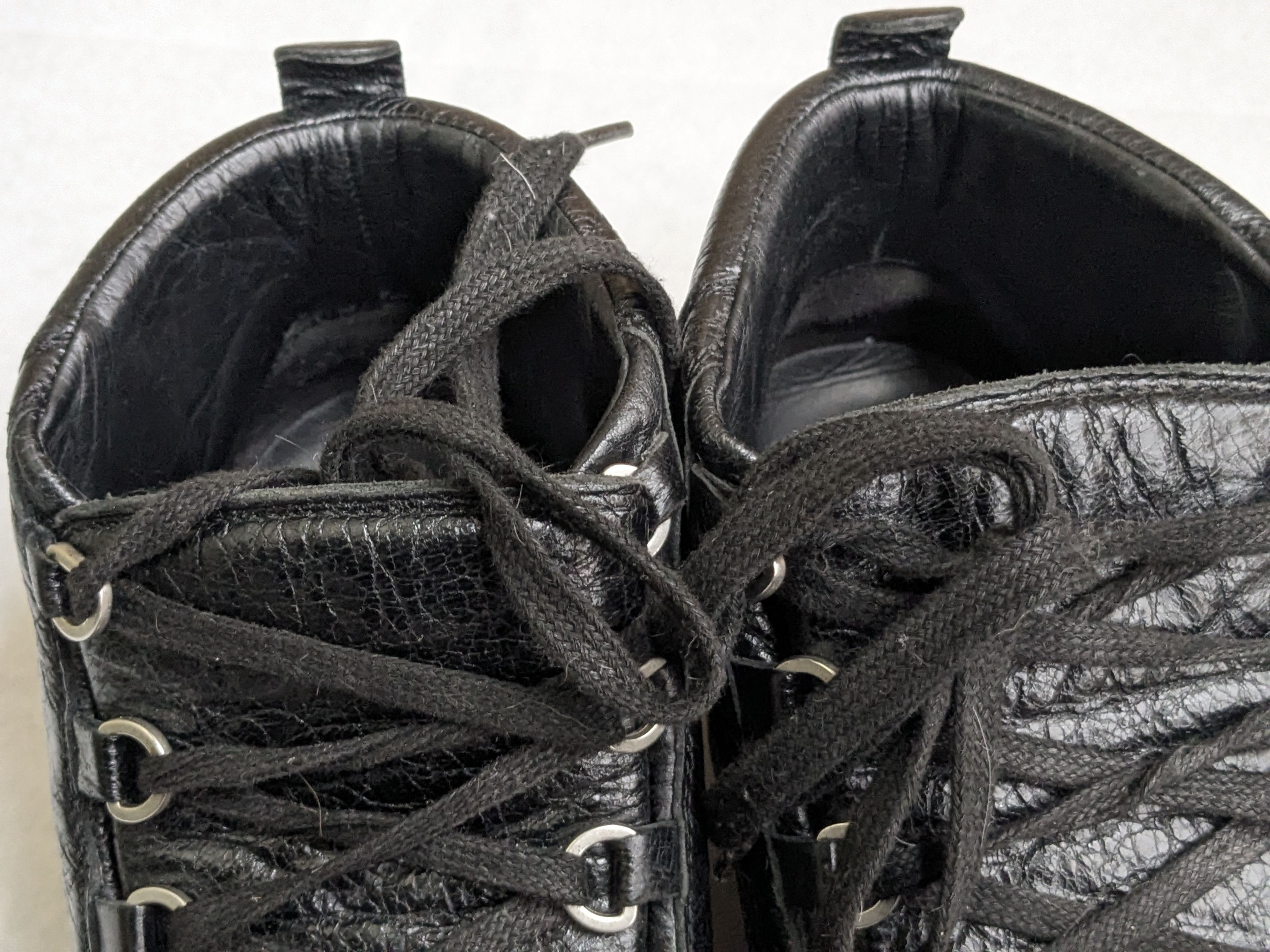 Balenciaga Balenciaga Arena Sneakers Black 11 Leather High Tops Size US 11 / EU 44 - 2 Thumbnail