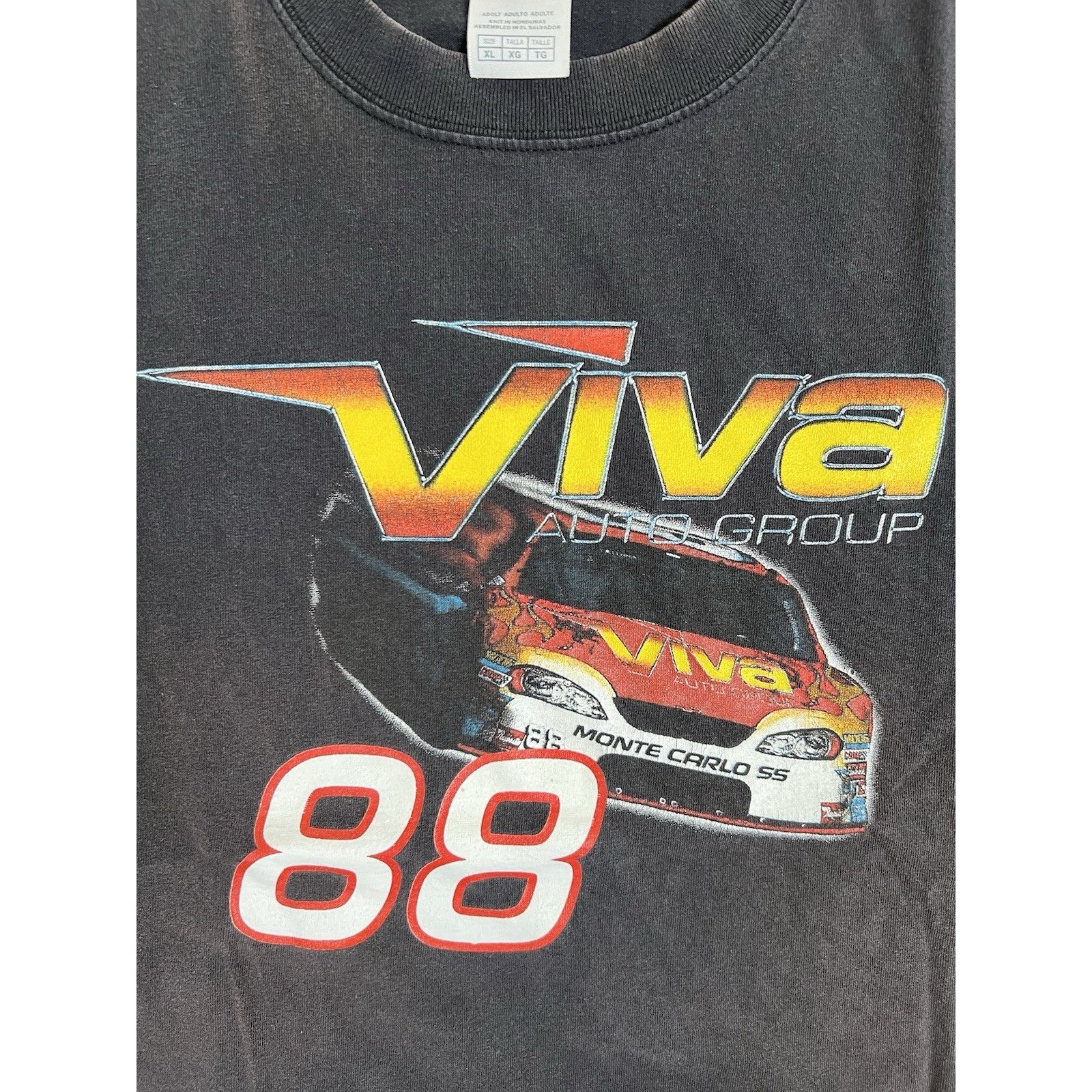 Delta Vintage Jaime Dick Viva Auto Group NASCAR Racing T-Shirt Siz Size US XL / EU 56 / 4 - 4 Thumbnail