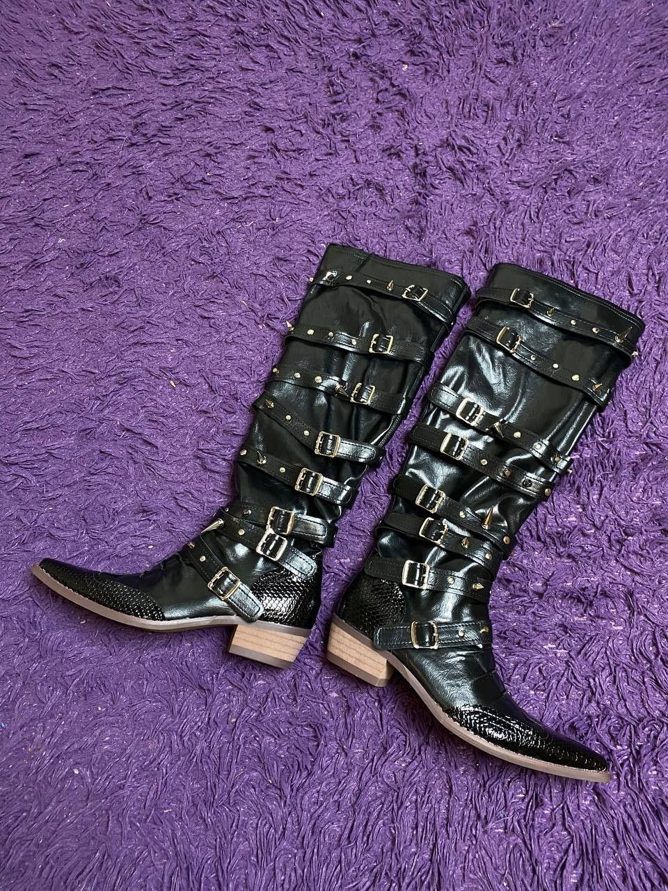 Vintage Vintage Distressed Leather Boots Size 36 Size US 5 / IT 35 - 10 Thumbnail