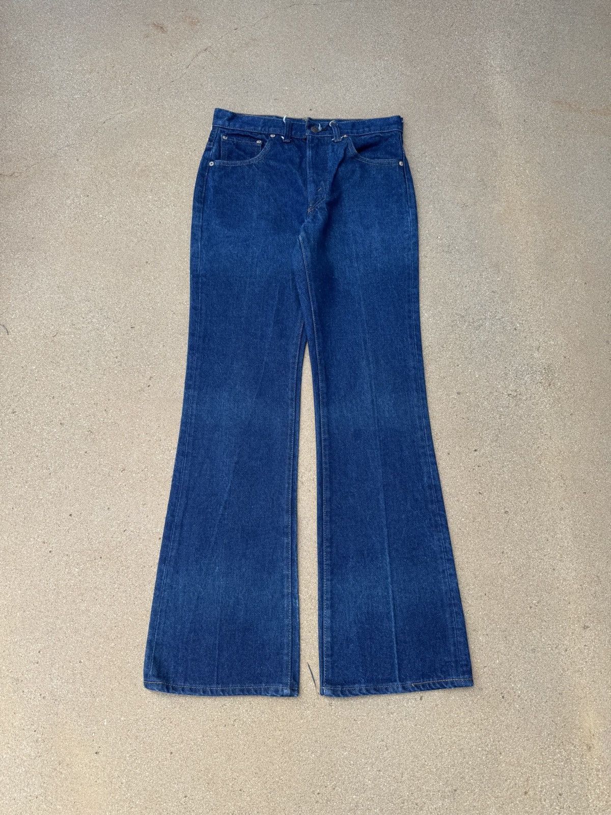 Levi's Vintage 70’s Levi’s 517xx Red Tab Bootcut Flare Jeans 29x31 Size US 29 - 1 Thumbnail