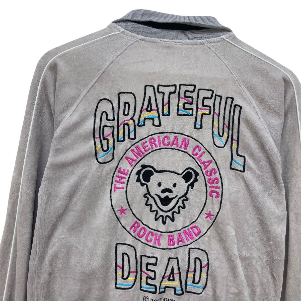 Grateful Dead 💥Vintage Grateful Dead Zip Up Embroidery Jacket Size US M / EU 48-50 / 2 - 3 Thumbnail