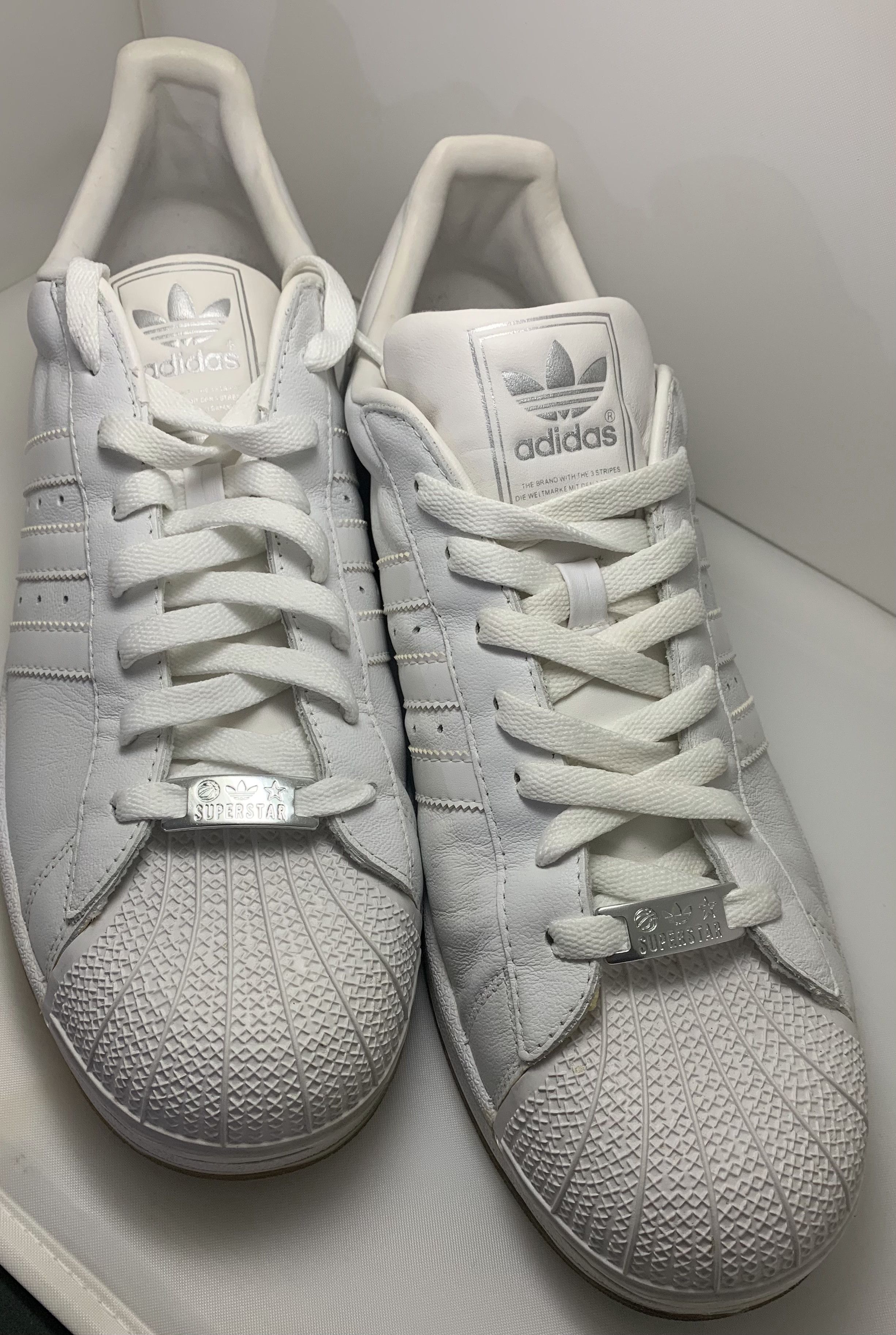 Adidas VINTAGE Adidas Superstar II 659753 Mens Size 13 White/Sliver Size US 13 / EU 46 - 6 Thumbnail