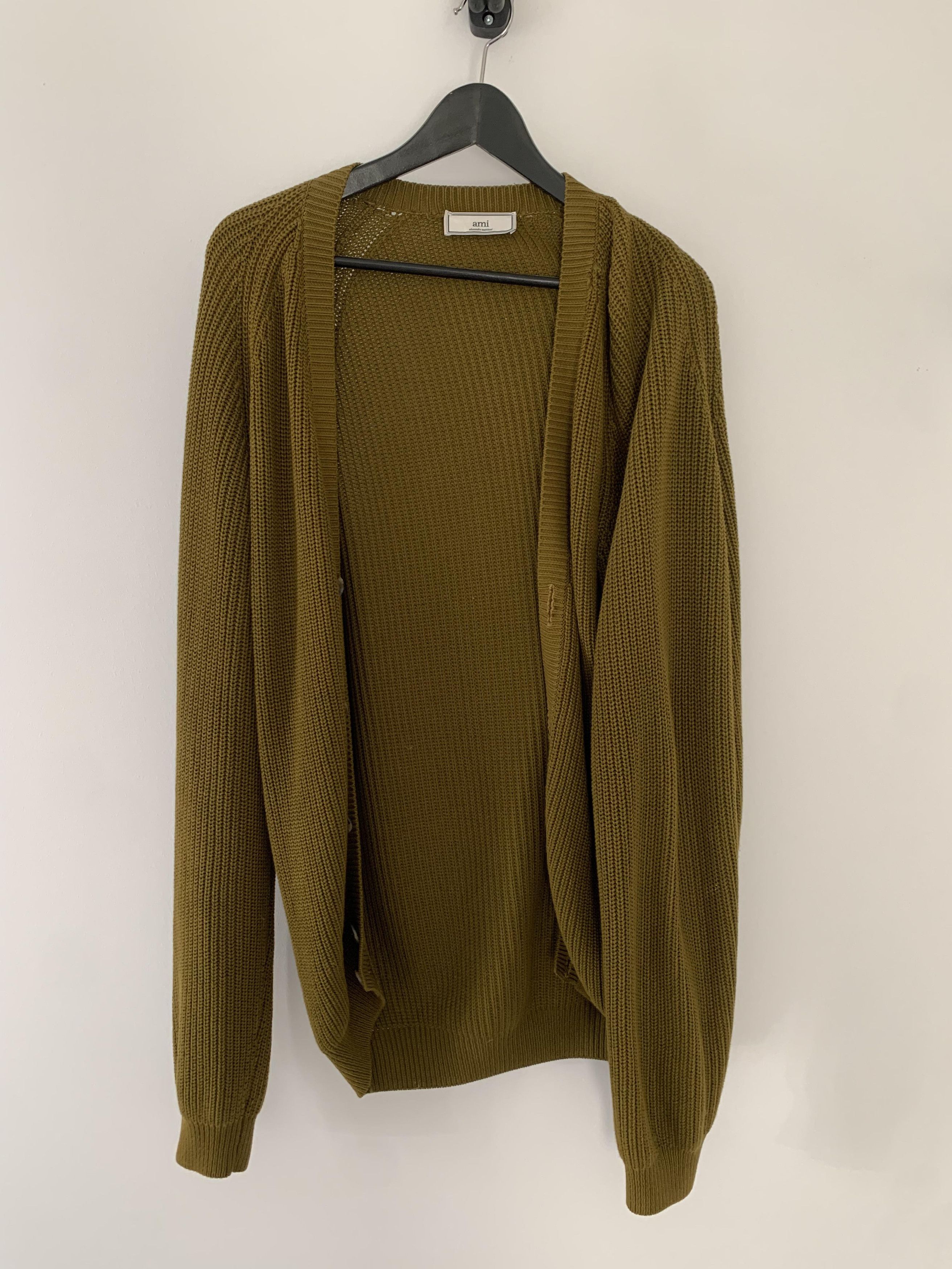 Khaki Cotton Knitwear & Sweatshirt