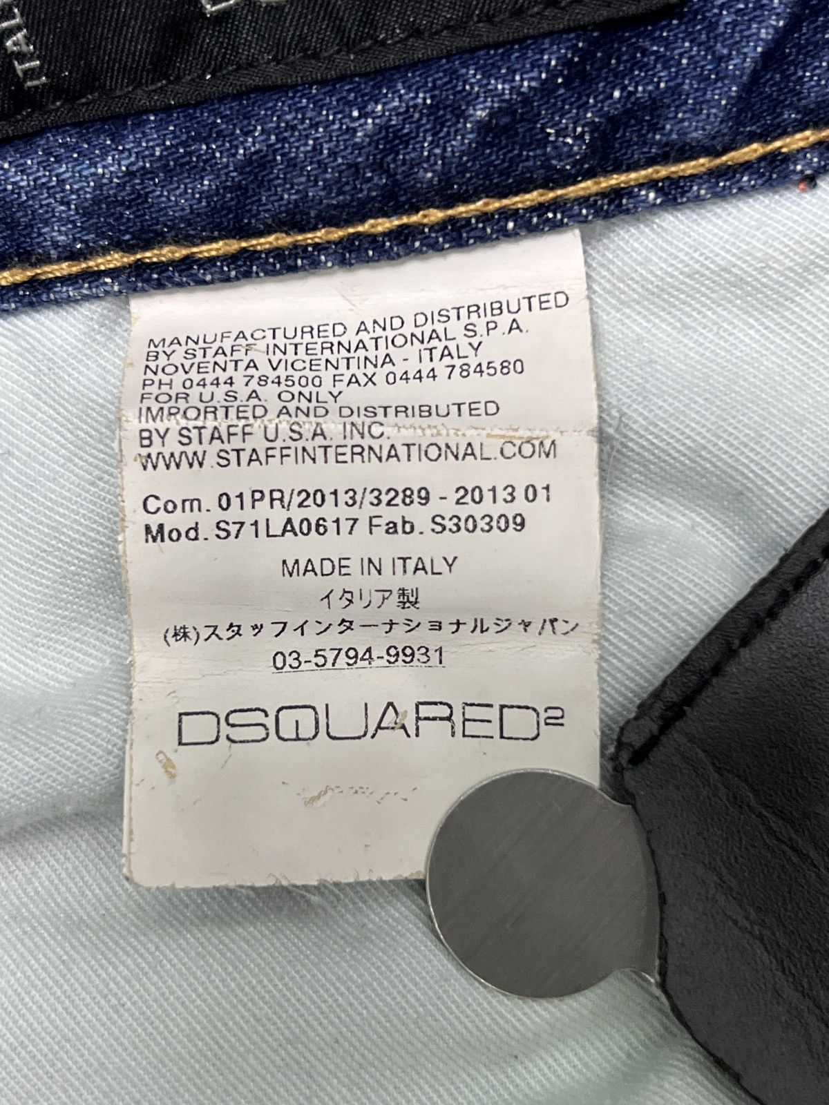 Dsquared2 Dsquared2 SS13 Distressed Patch Washed Denim Jeans Size US 34 / EU 50 - 13 Thumbnail